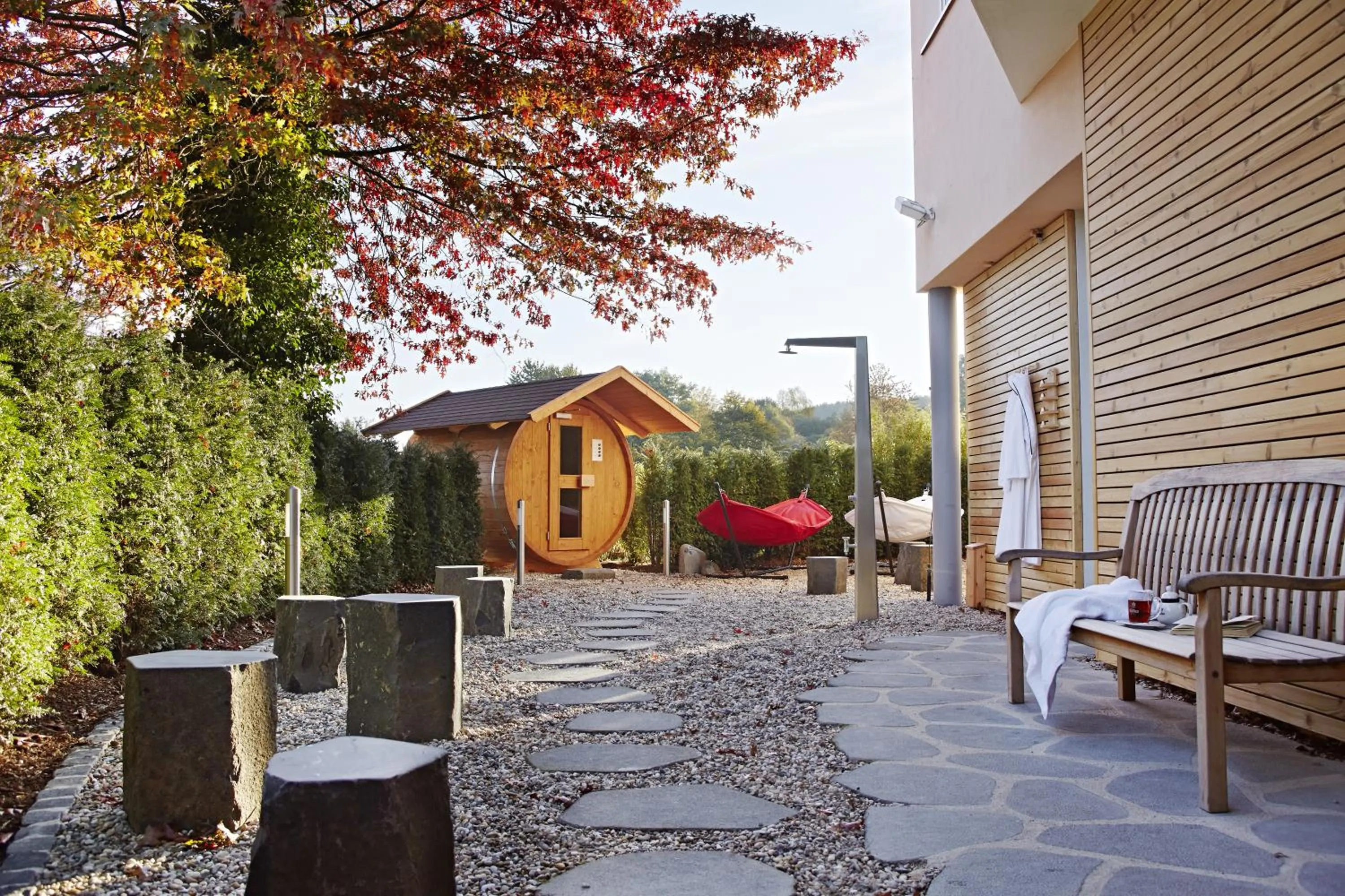 Sauna in Golf- und Sporthotel Wiesensee