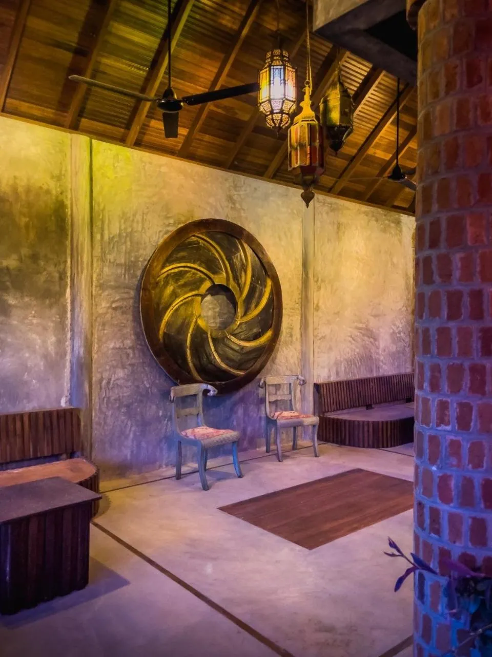 Seating area in Arasi Resort