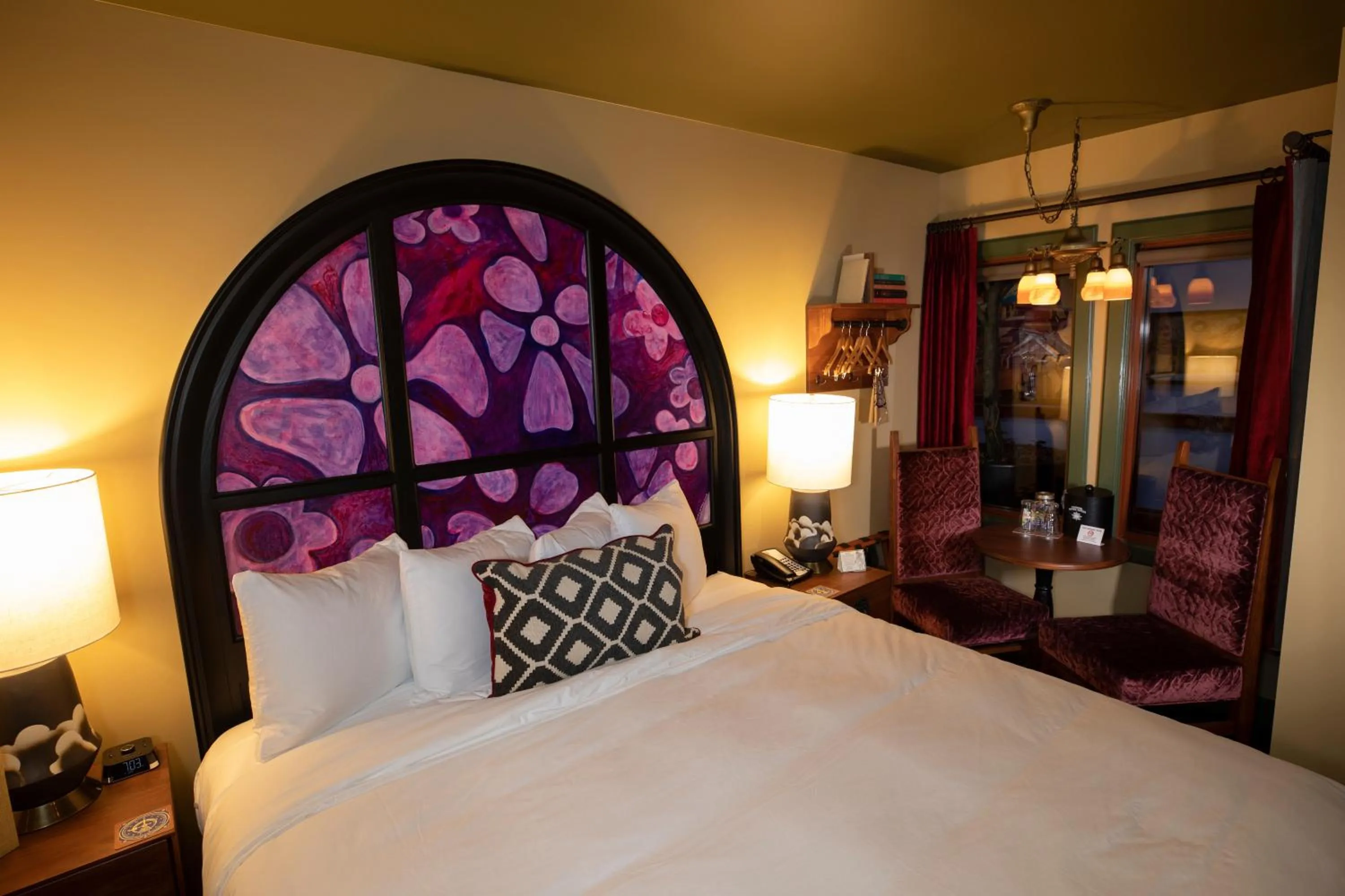 Bedroom, Bed in McMenamins Elks Temple