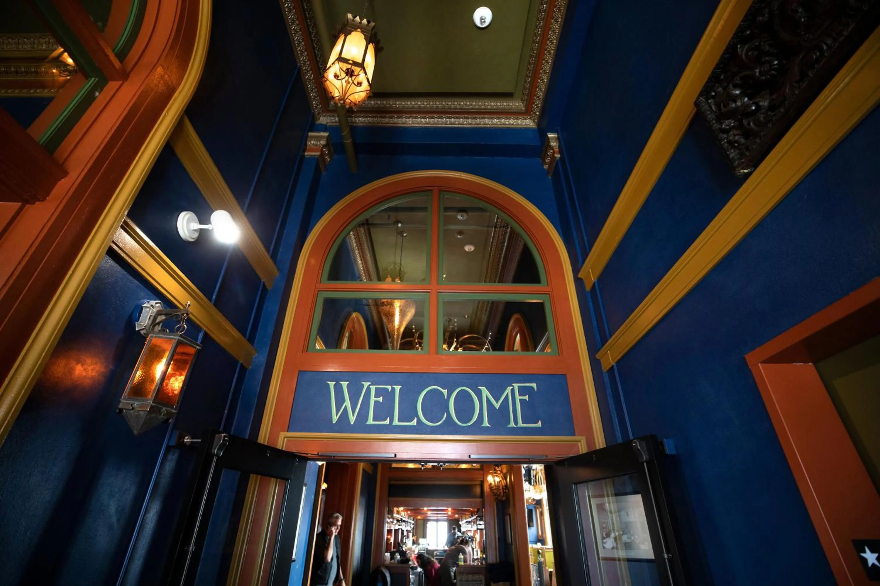 Facade/entrance in McMenamins Elks Temple