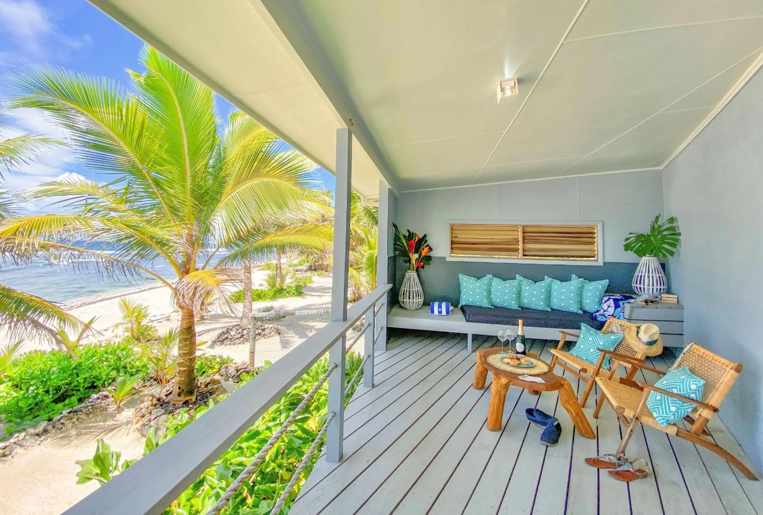 Patio in Ocean Escape Resort & Spa
