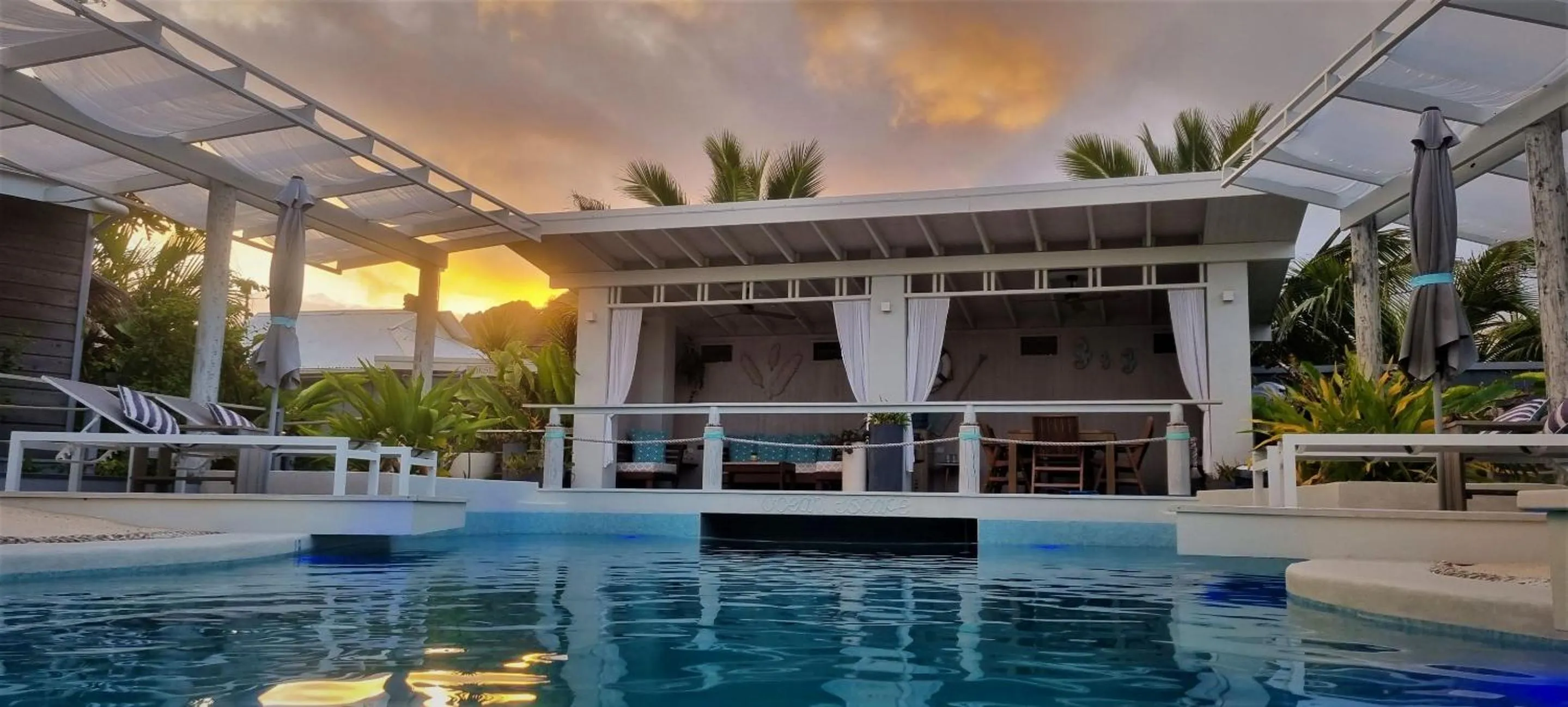 Swimming pool in Ocean Escape Resort & Spa