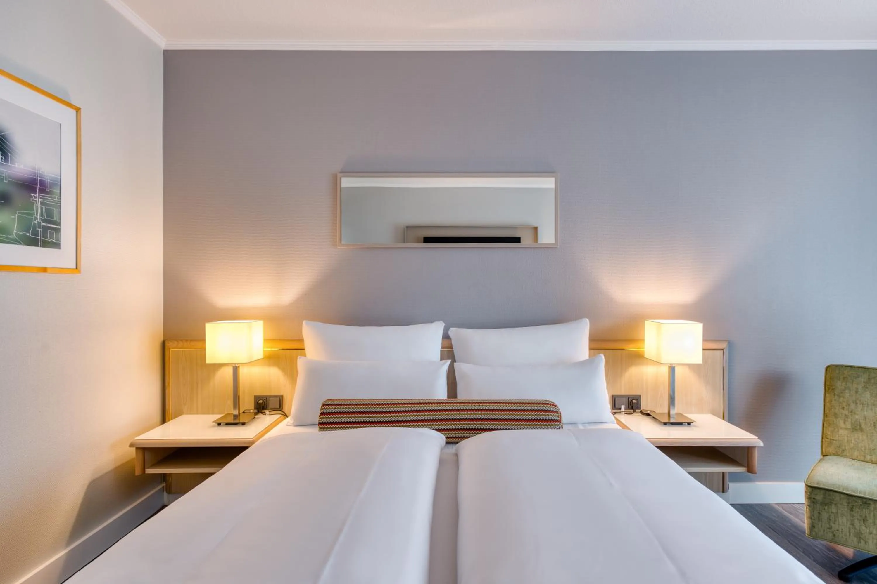 Bed in Mercure Düsseldorf Kaarst