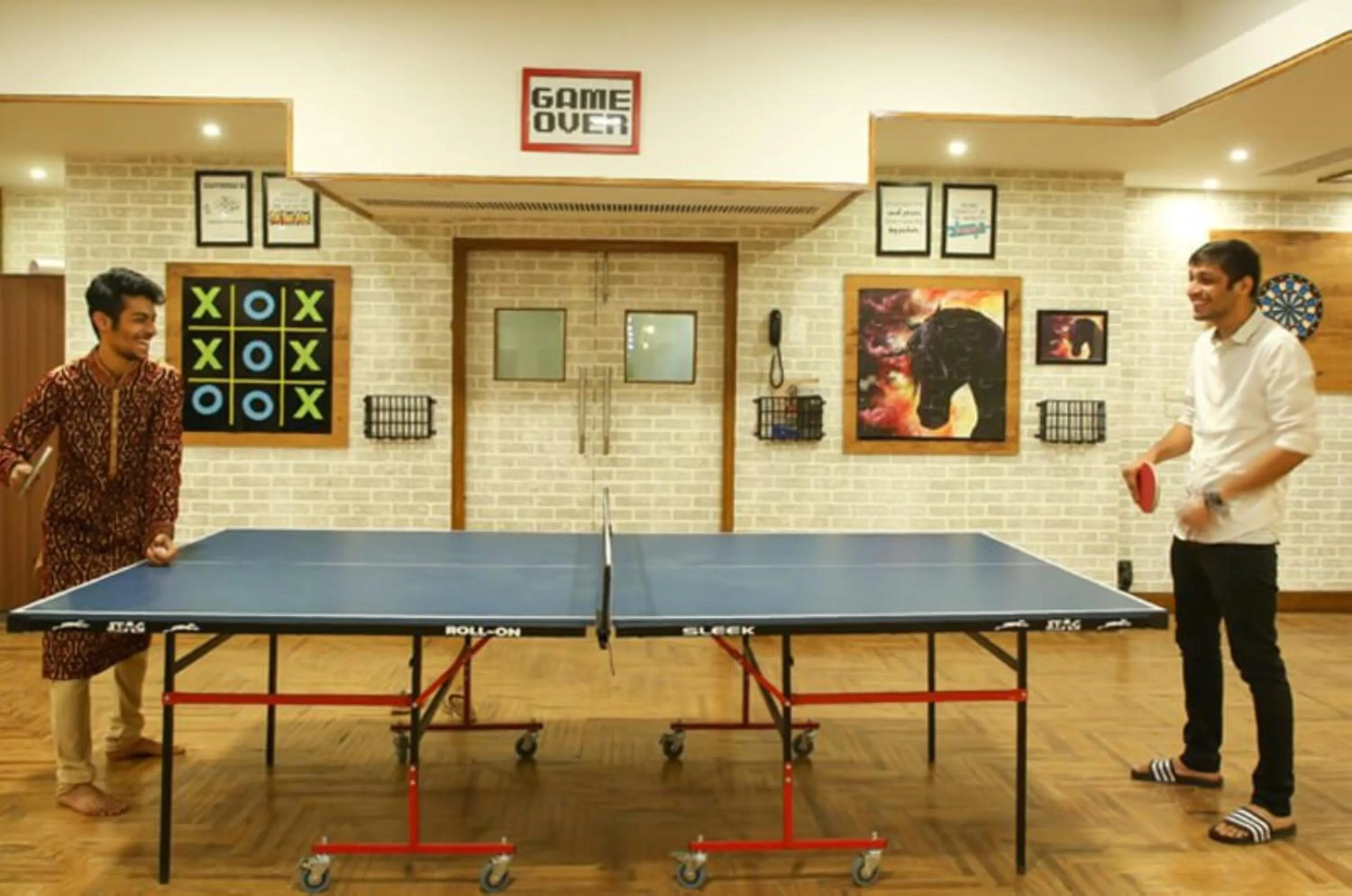 Game Room in HOLYWATER Hotel by Ganga Kinare #150 mts from Ganga Ghat Rishikesh