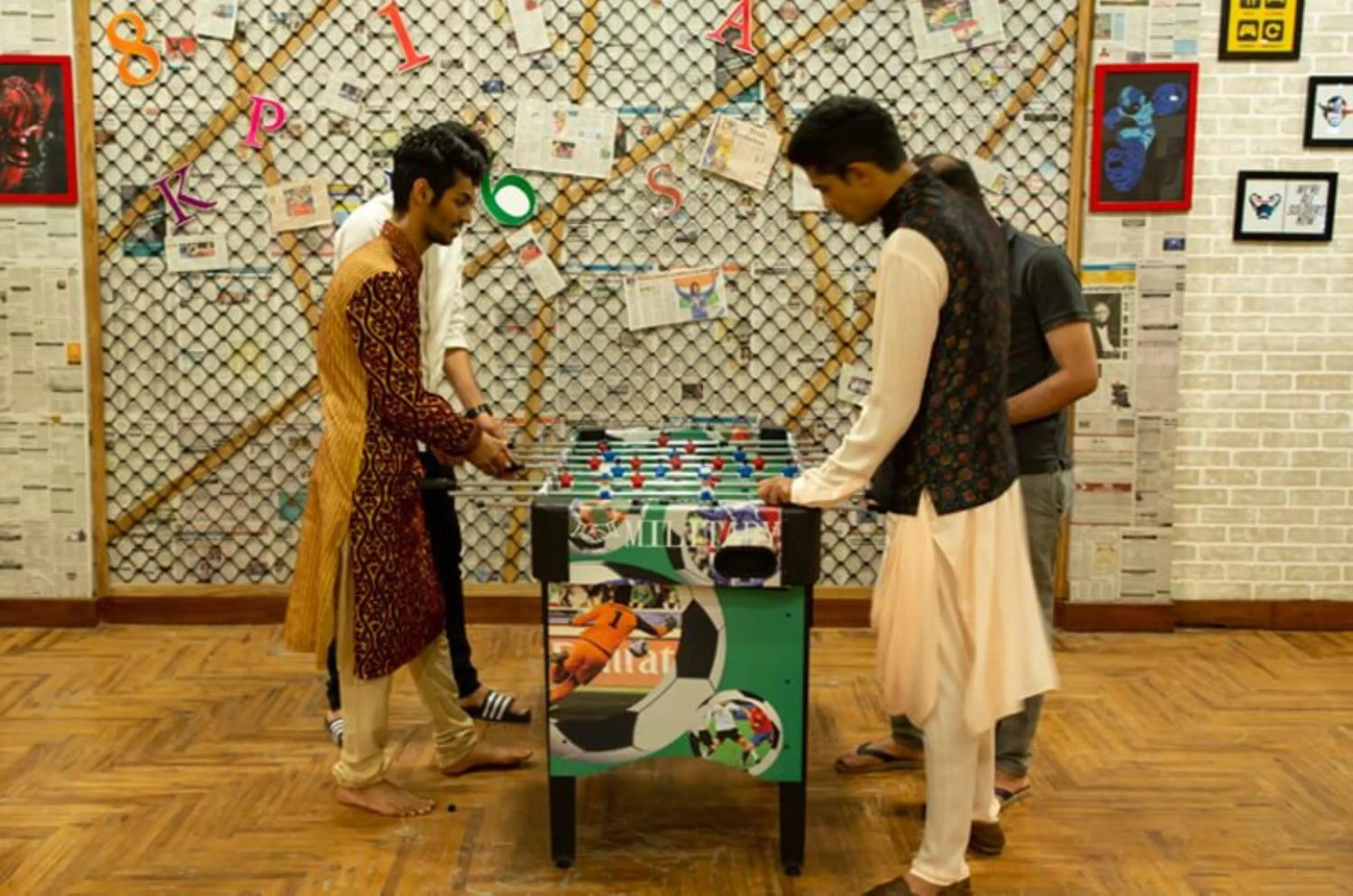 Game Room in HOLYWATER Hotel by Ganga Kinare #150 mts from Ganga Ghat Rishikesh