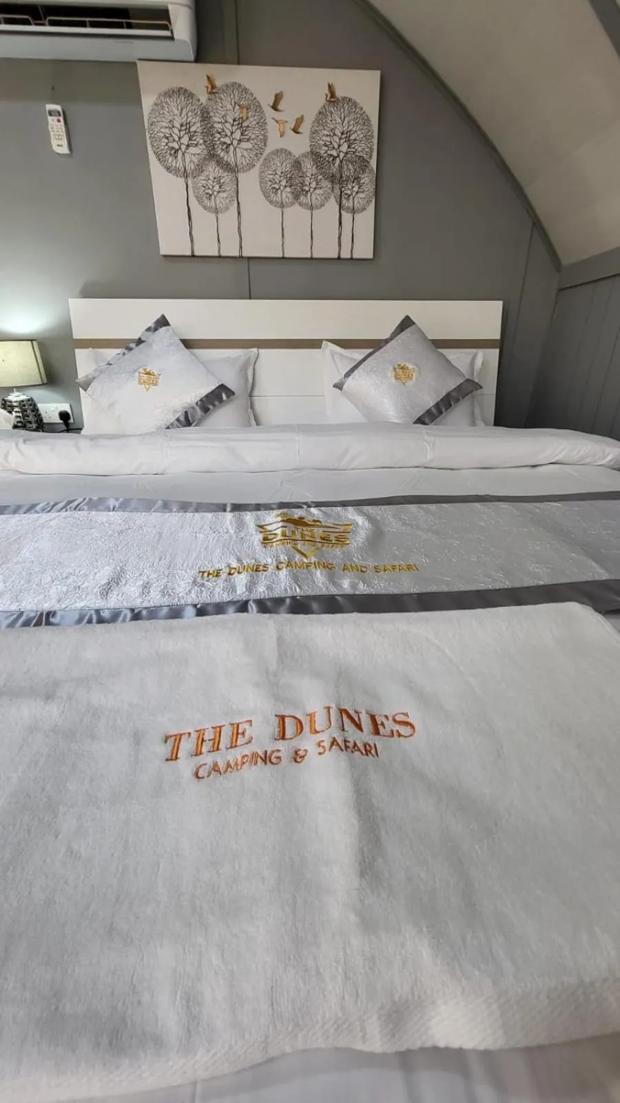 Bed in The Dunes Camping & Safari RAK