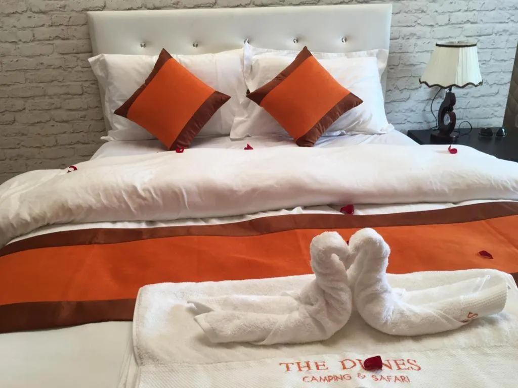 Bed in The Dunes Camping & Safari RAK