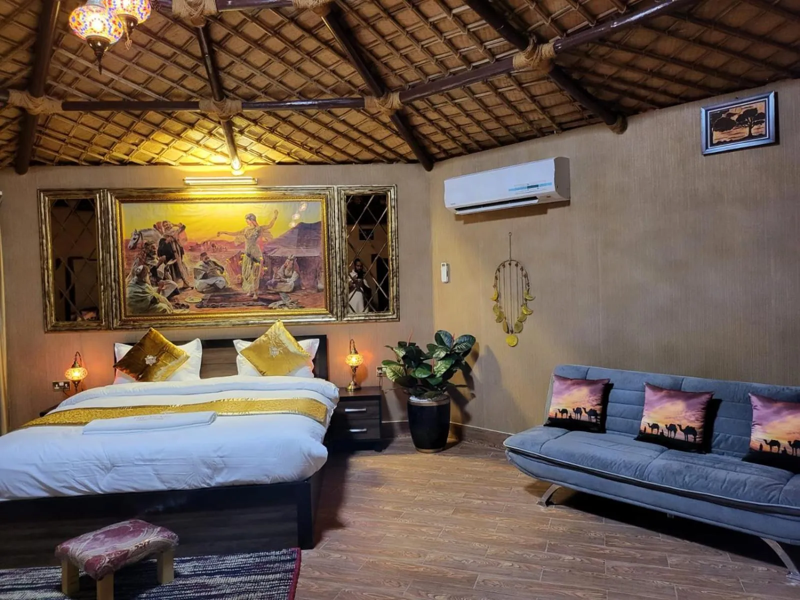 Bed in The Dunes Camping & Safari RAK