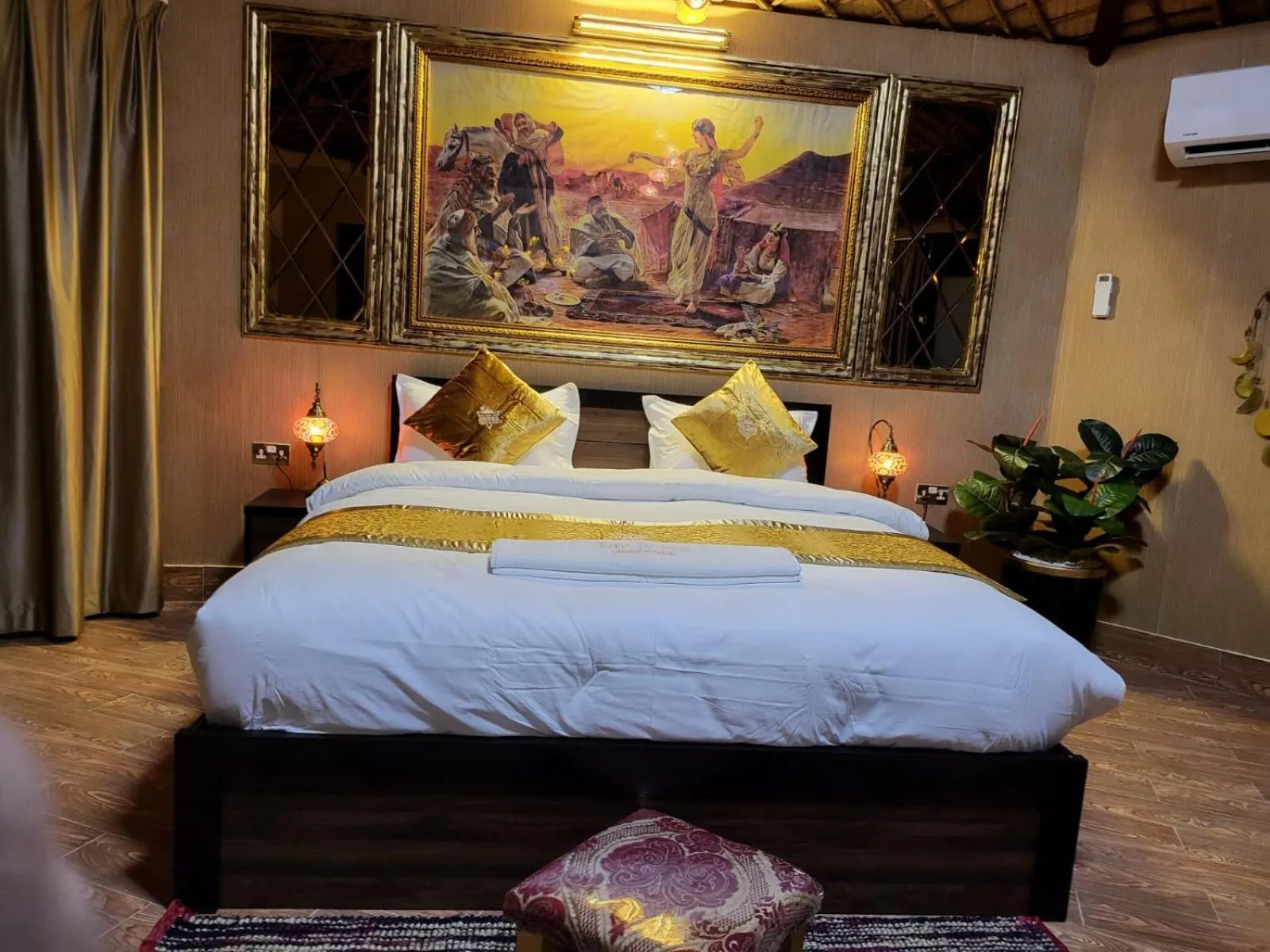 Bed in The Dunes Camping & Safari RAK