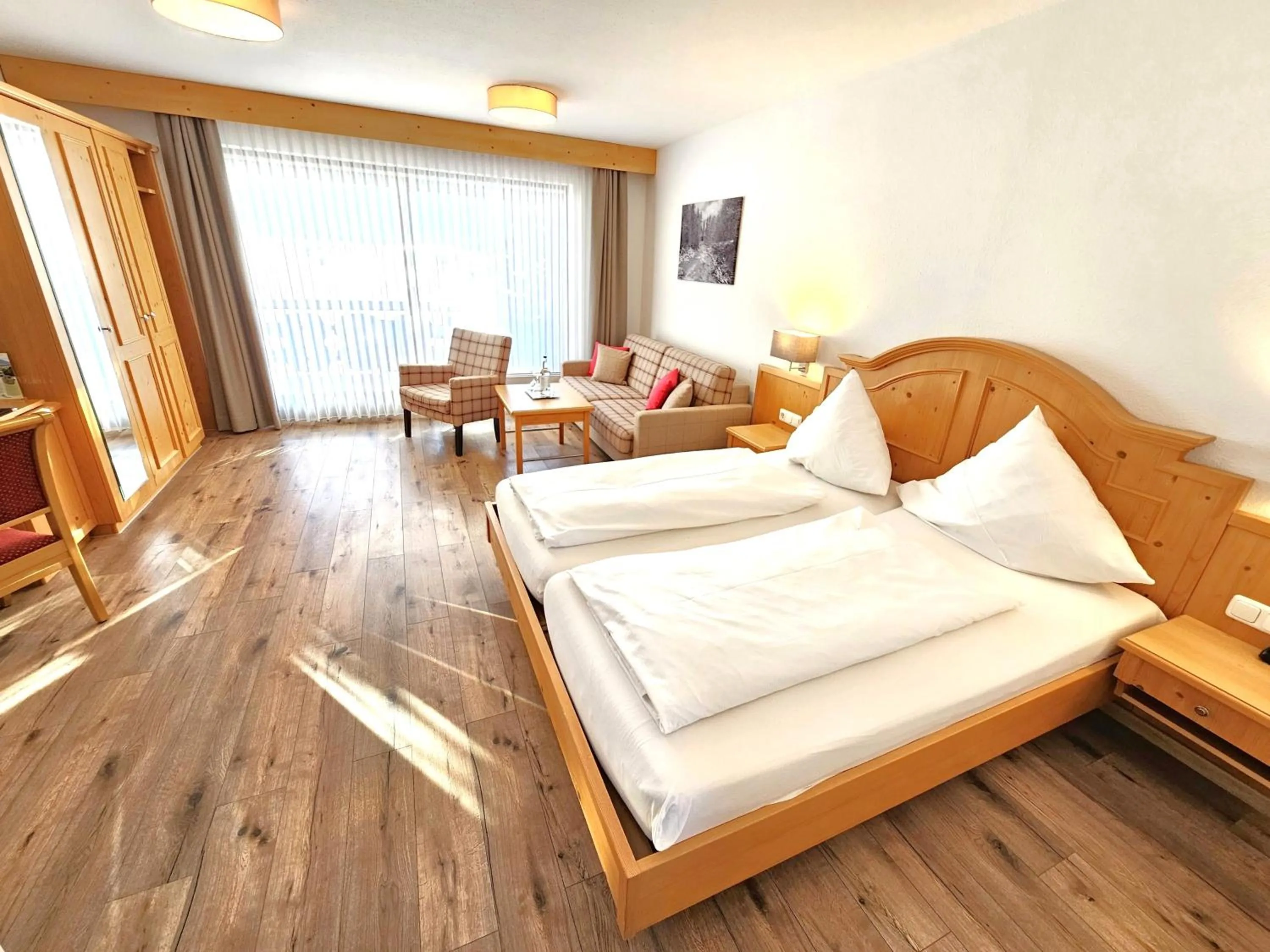 Photo of the whole room, Bed in Hotel Cafe Fuggerhof