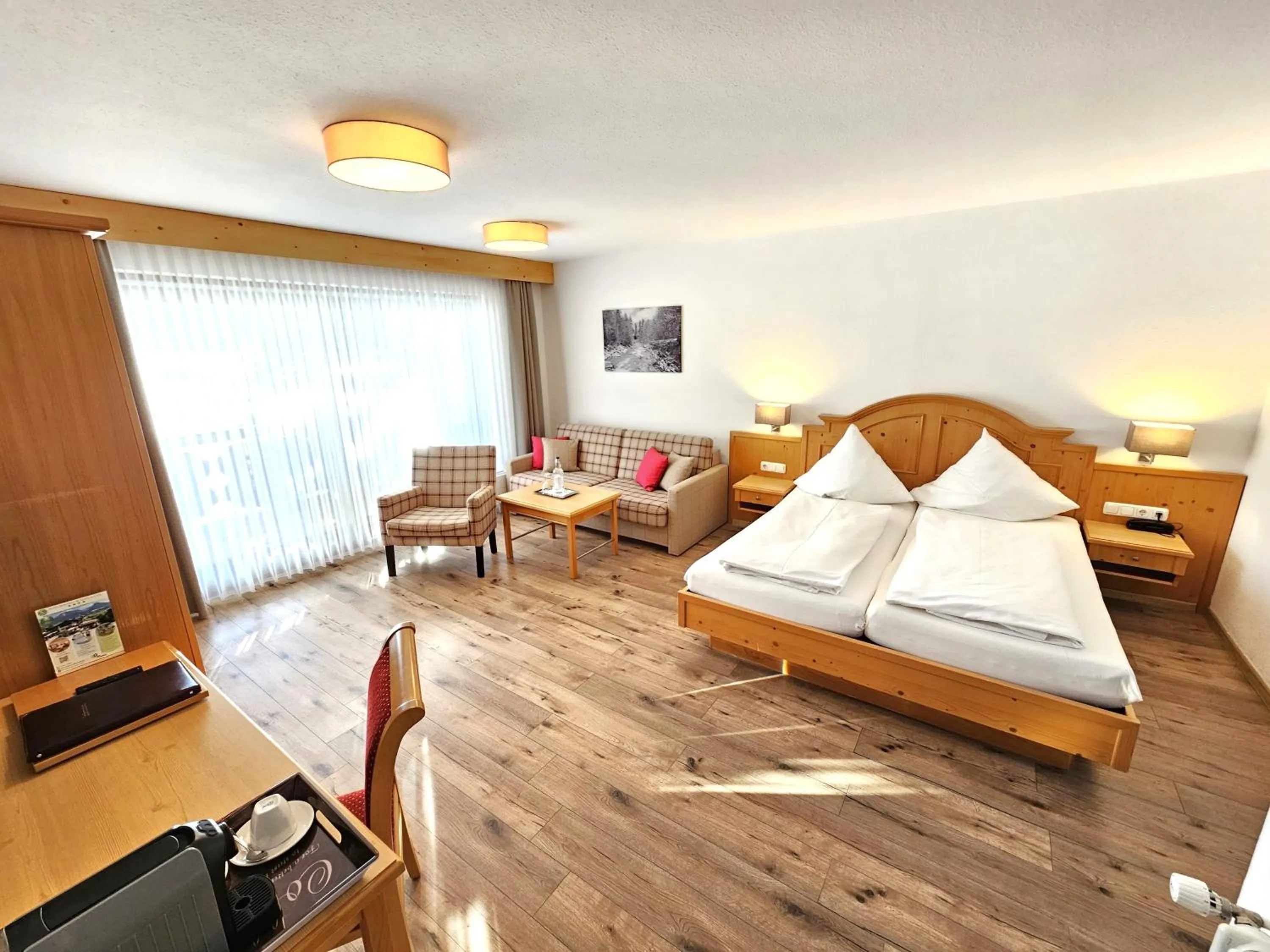 Photo of the whole room, Bed in Hotel Cafe Fuggerhof