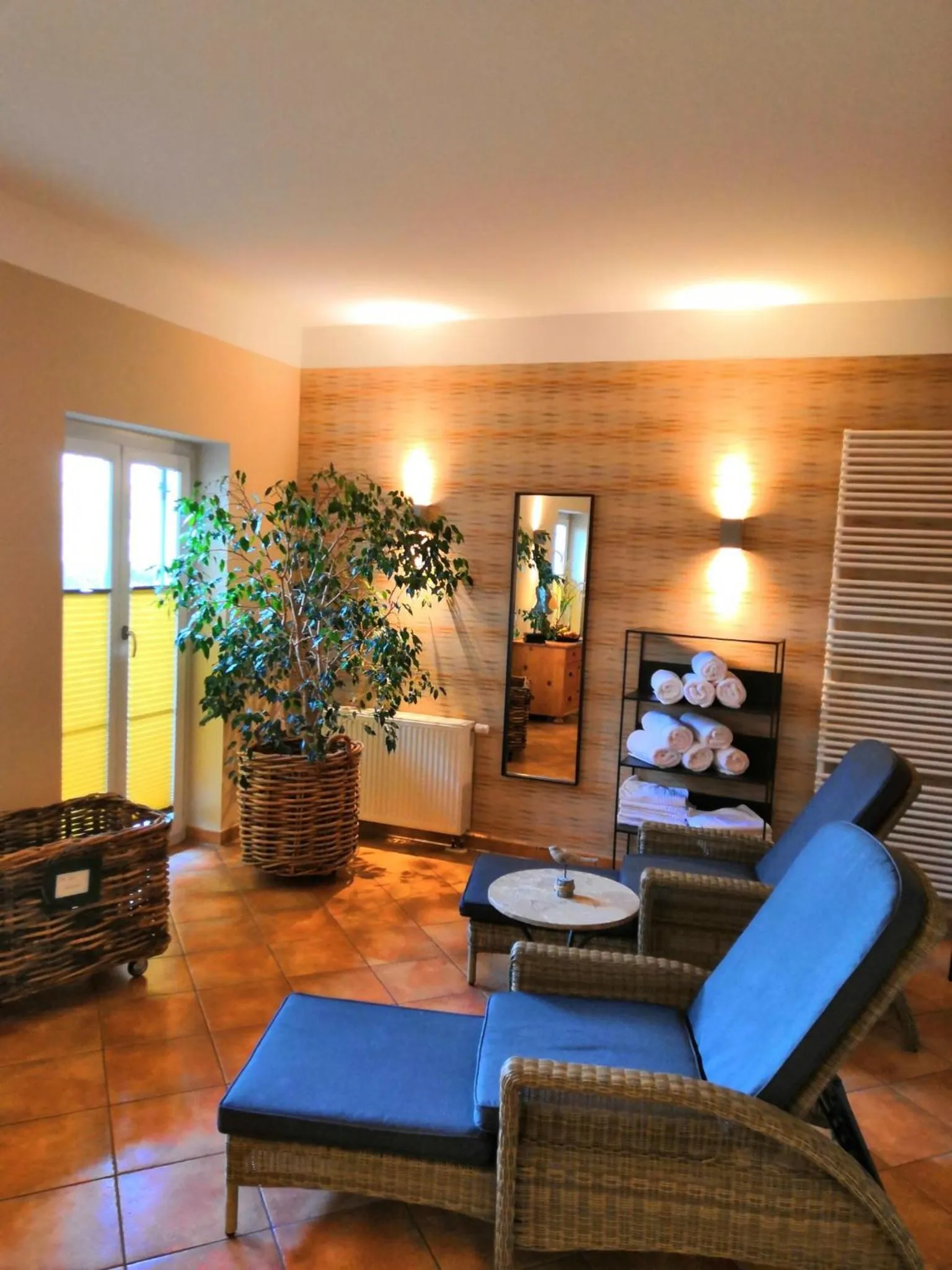 Sauna in Ampervilla Hotel