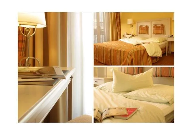 Bed in Ampervilla Hotel