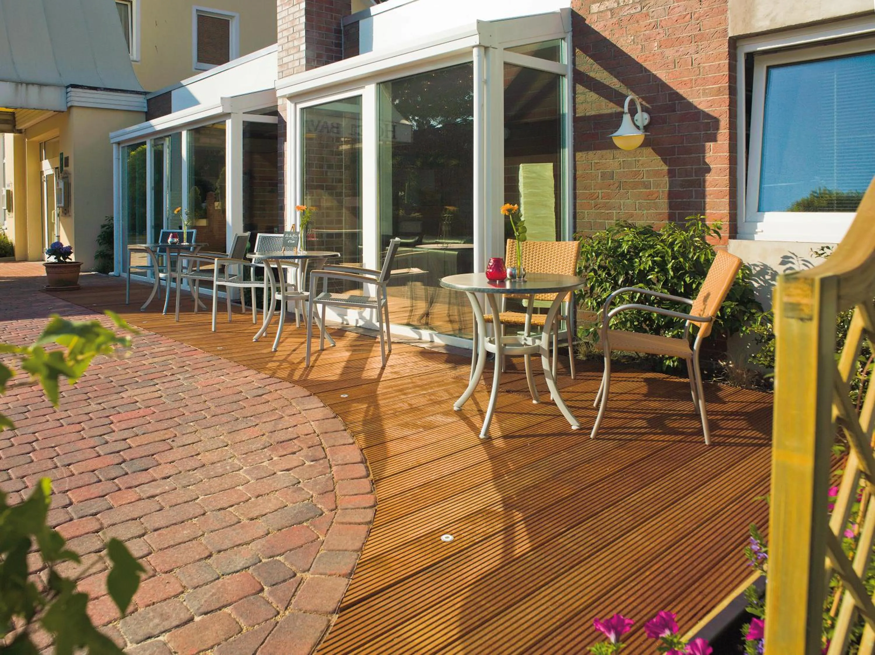 Balcony/Terrace in Hotel Bavaria Oldenburg