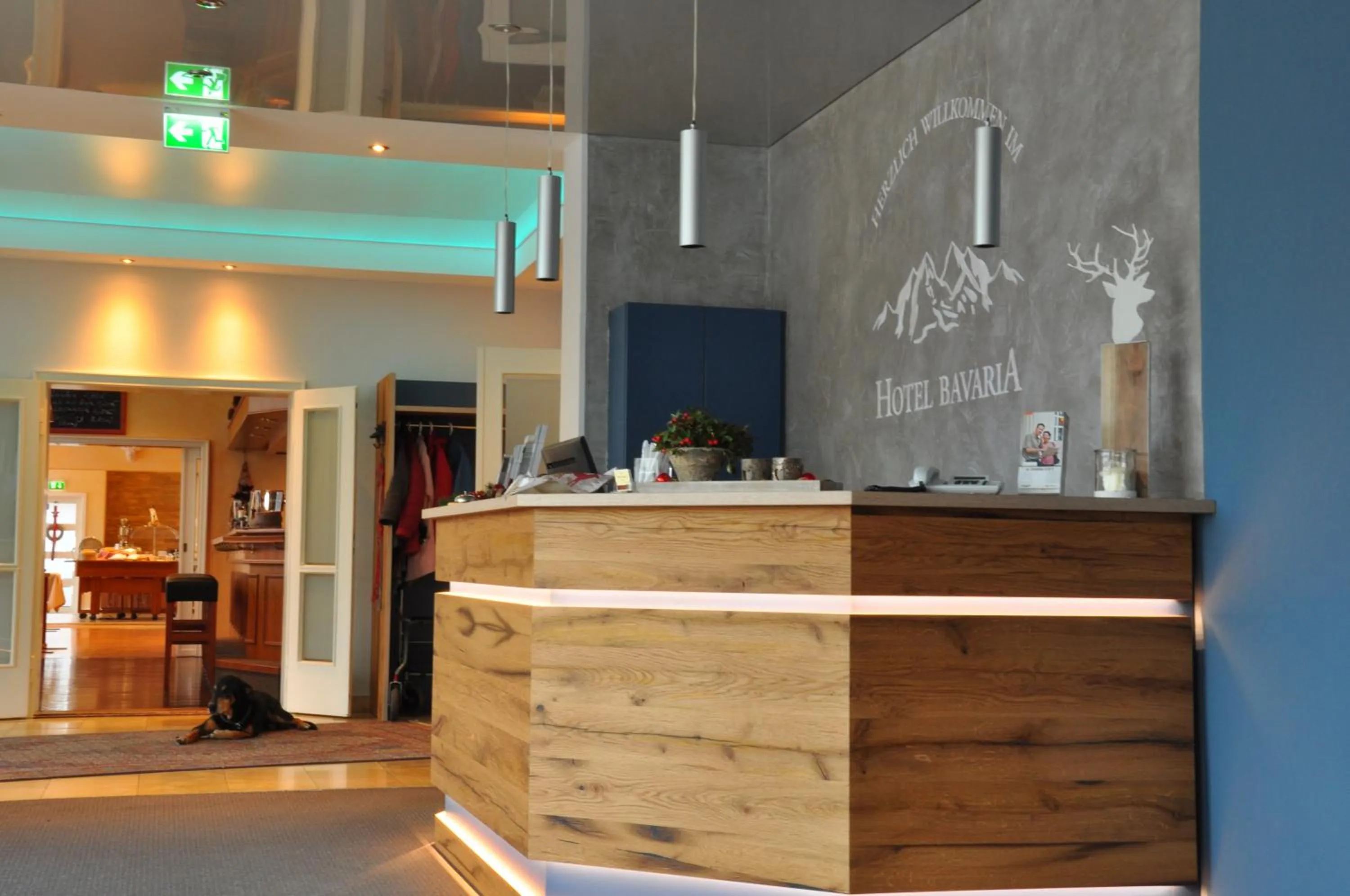 Lobby or reception in Hotel Bavaria Oldenburg