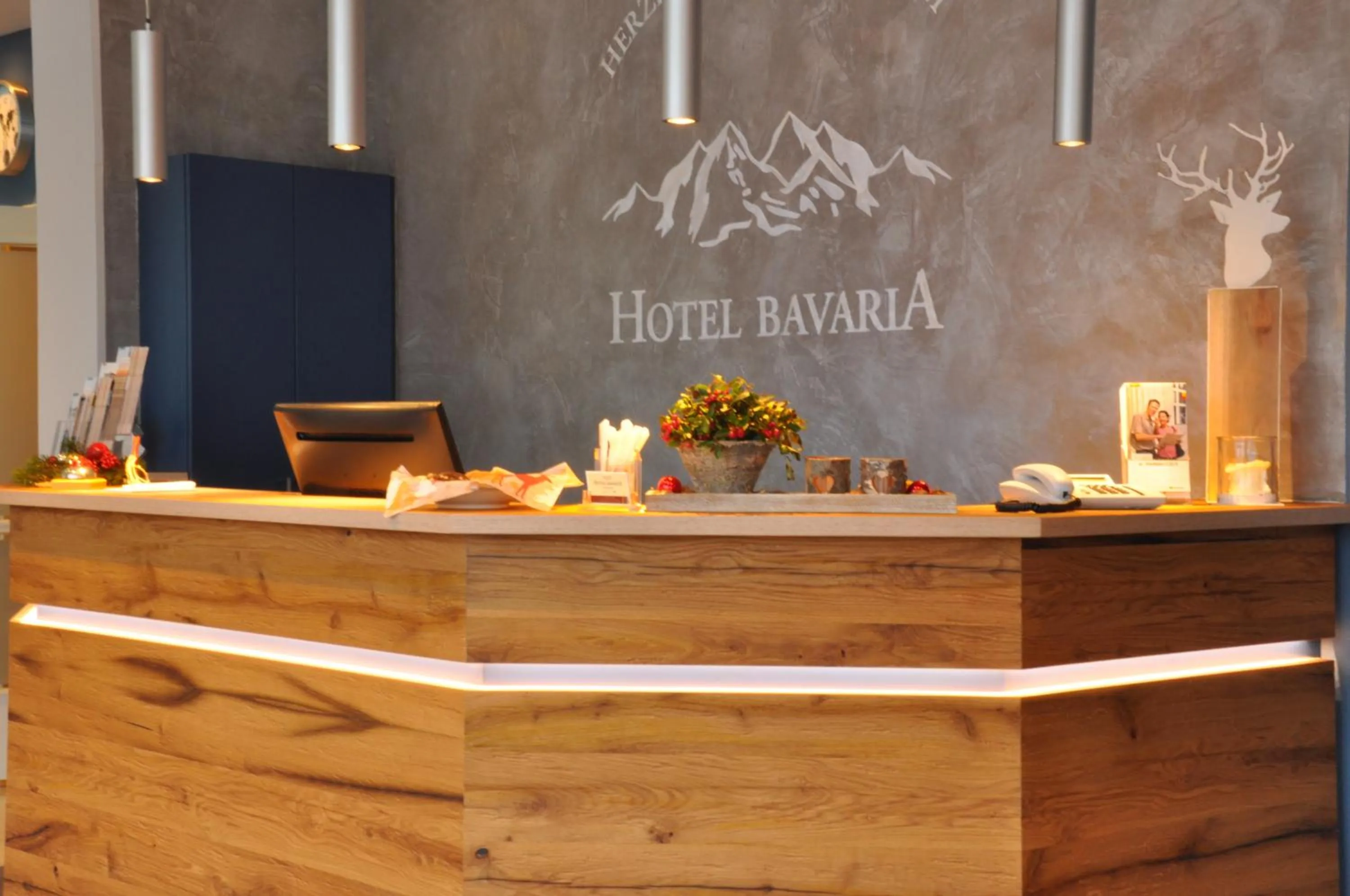 Lobby or reception in Hotel Bavaria Oldenburg