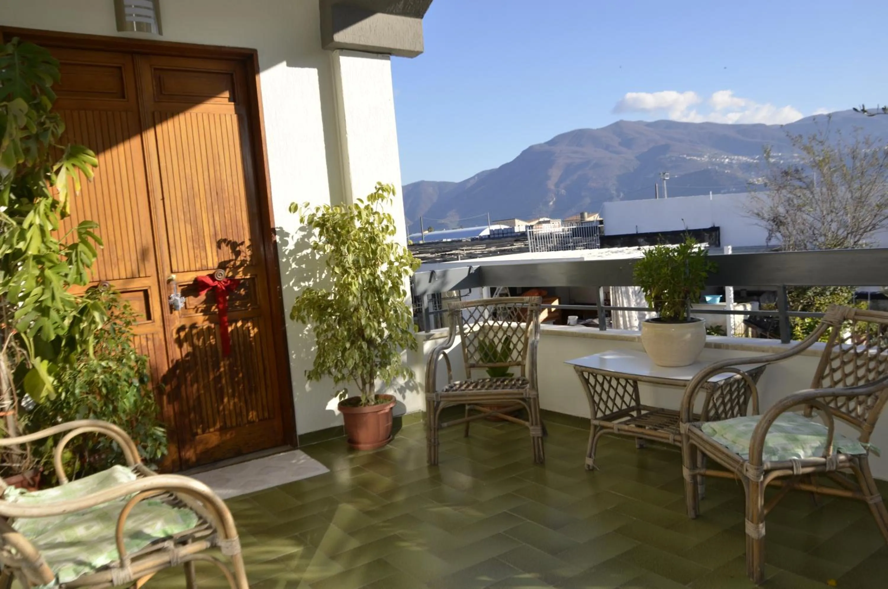 Patio in B&B Vera's Home Pompei