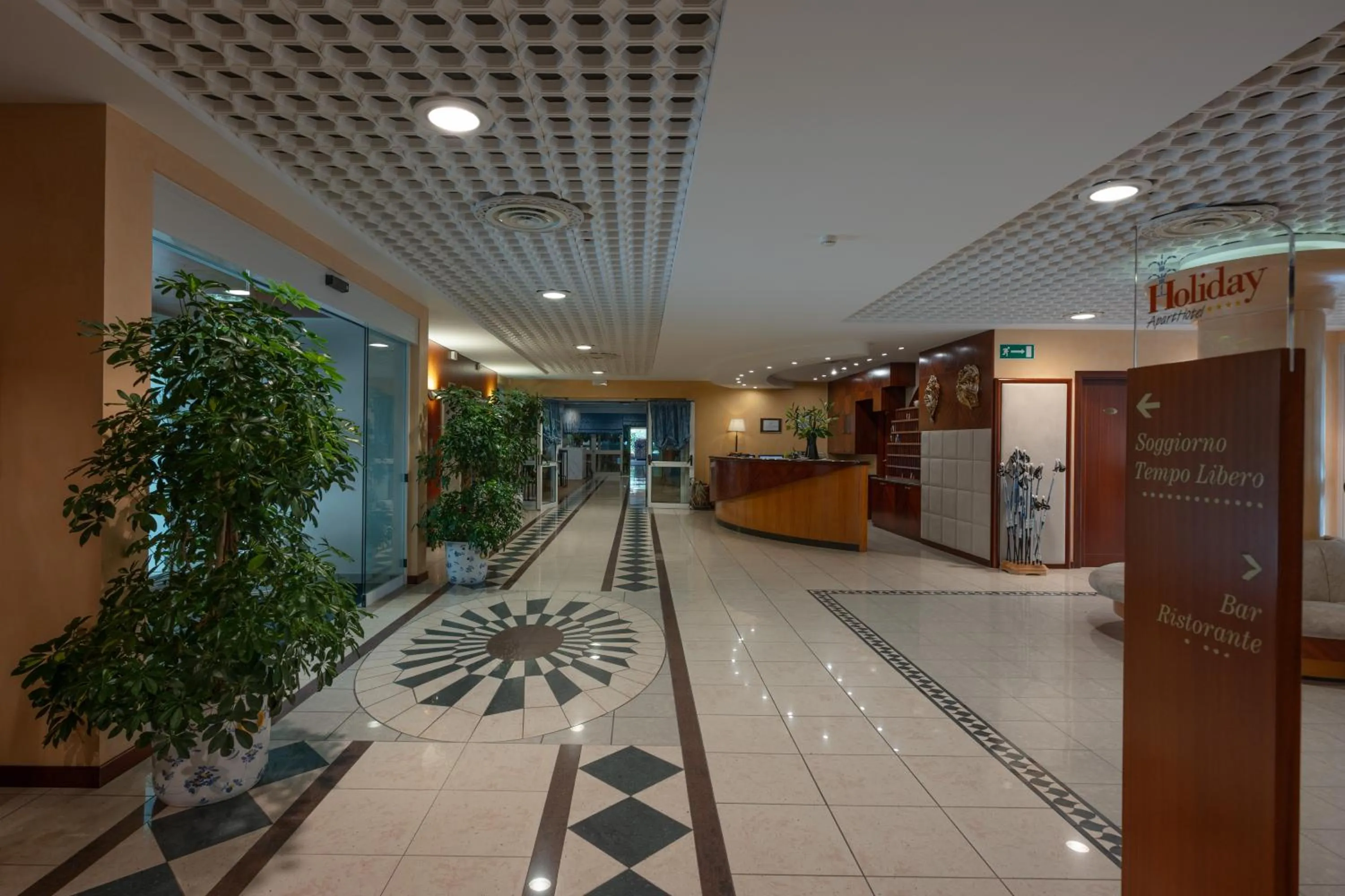 Lobby or reception in Aparthotel Holiday