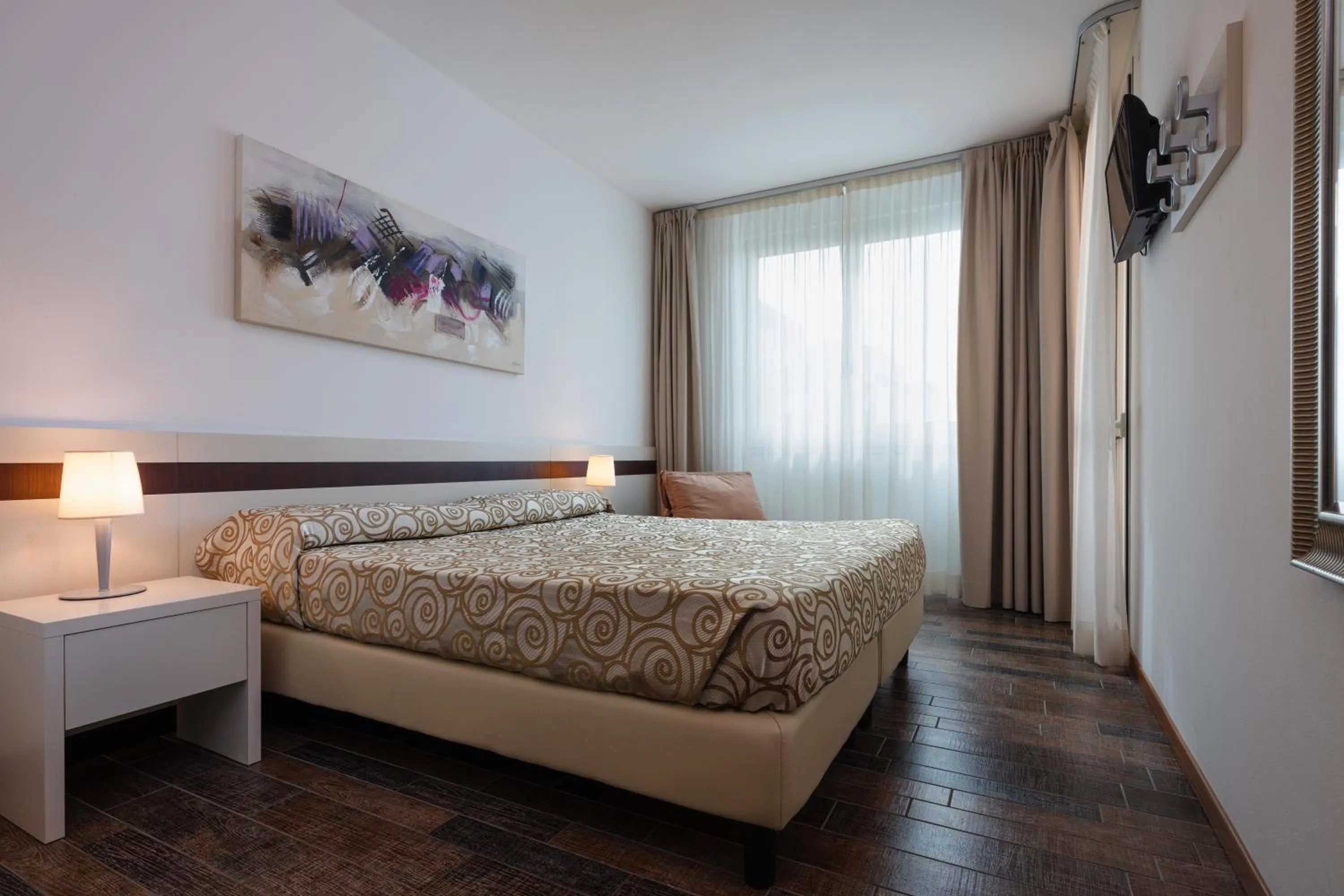 Bedroom, Bed in Aparthotel Holiday