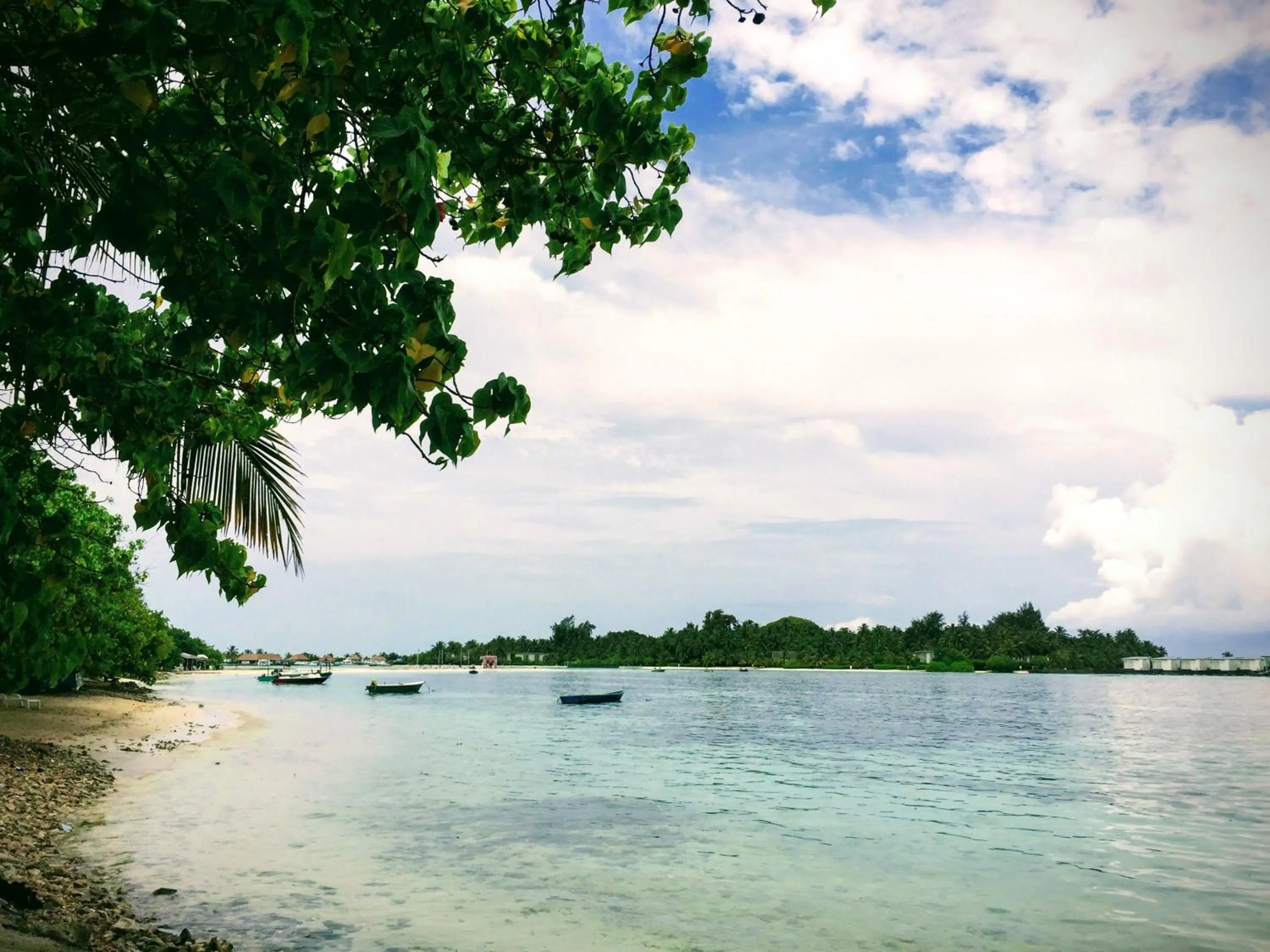 Natural landscape in Ocean Way Guraidhoo