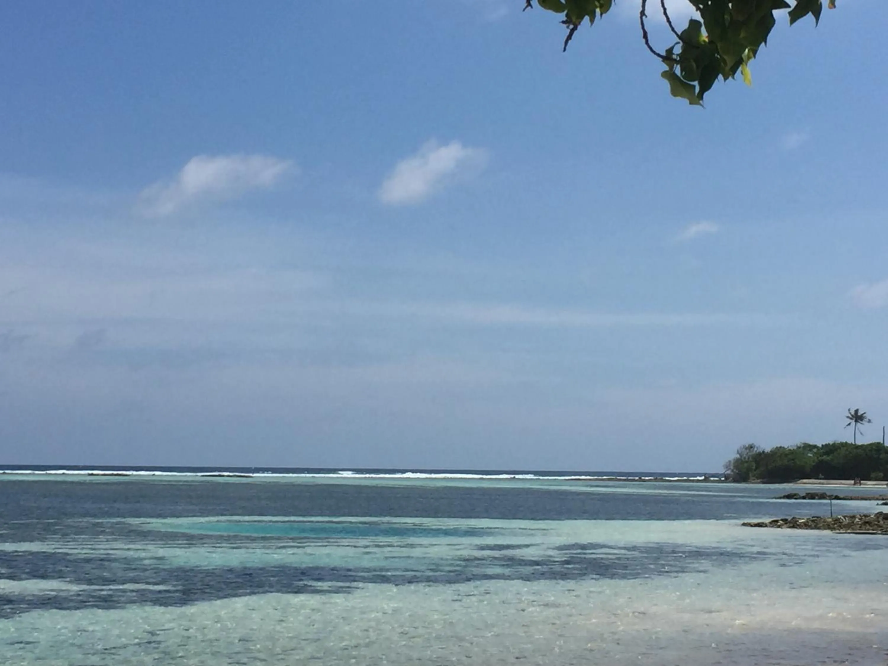Natural landscape in Ocean Way Guraidhoo