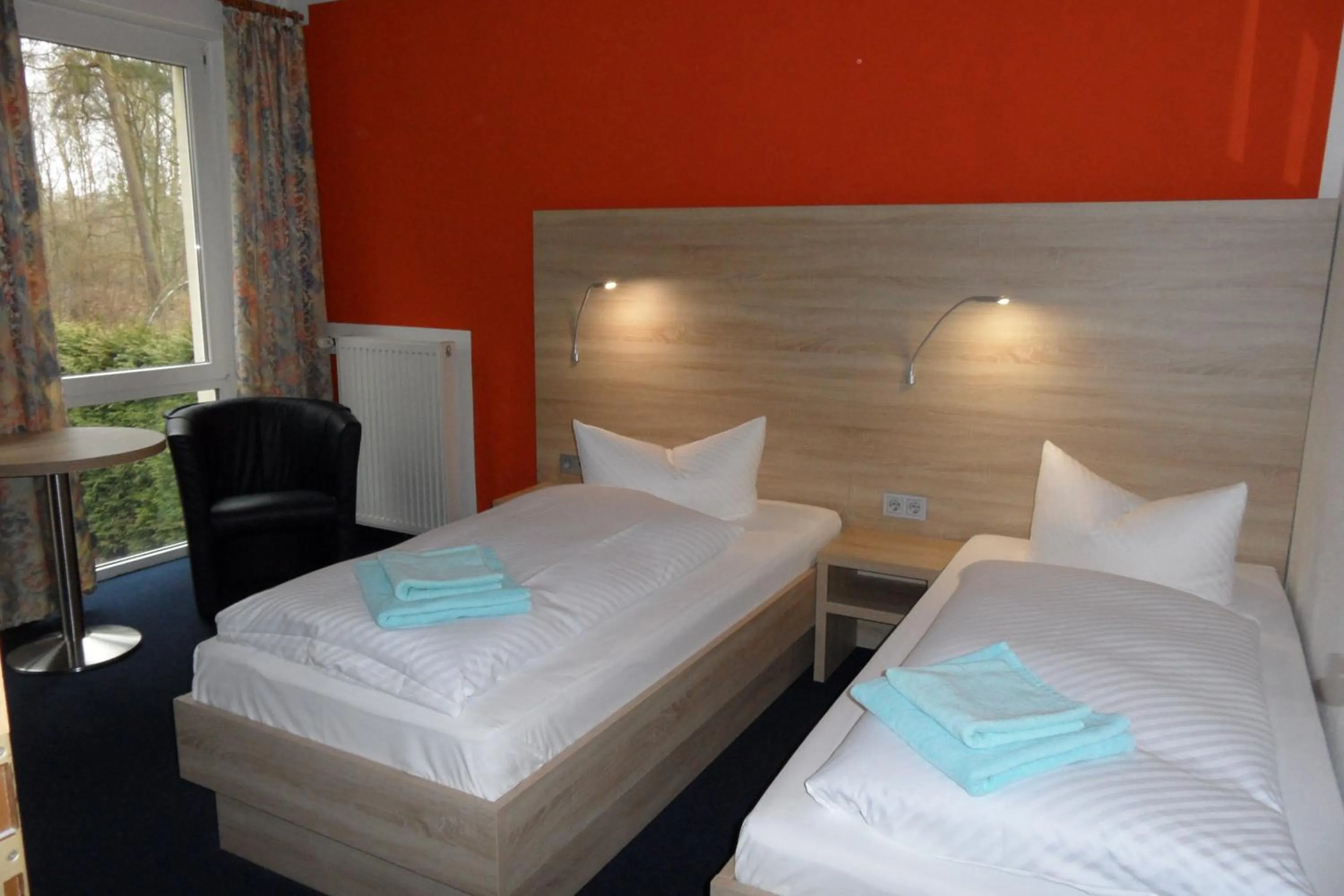 Bed in Landguthotel Hotel-Pension Sperlingshof