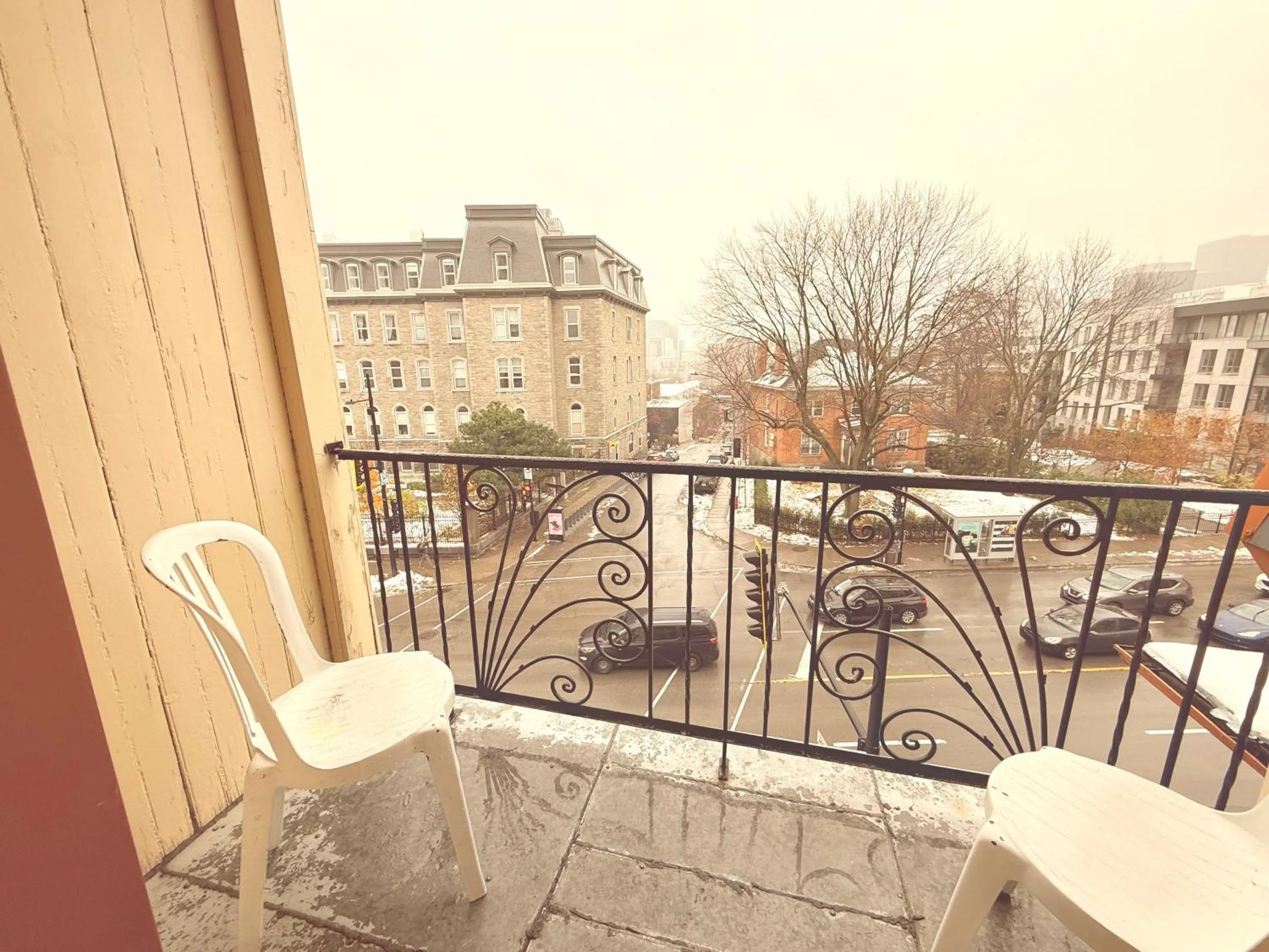 Balcony/Terrace in Auberge du Plateau