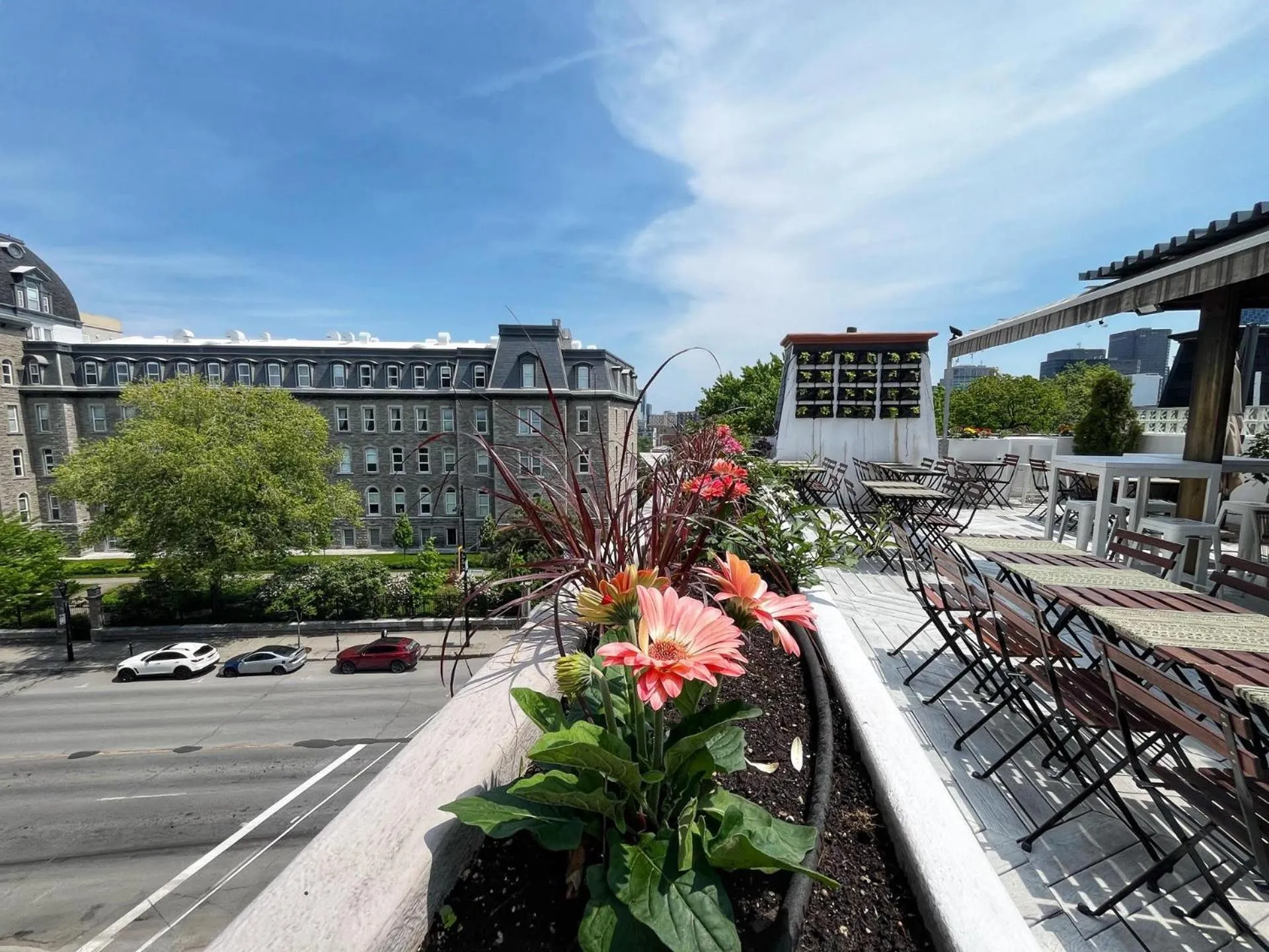 Balcony/Terrace in Auberge du Plateau