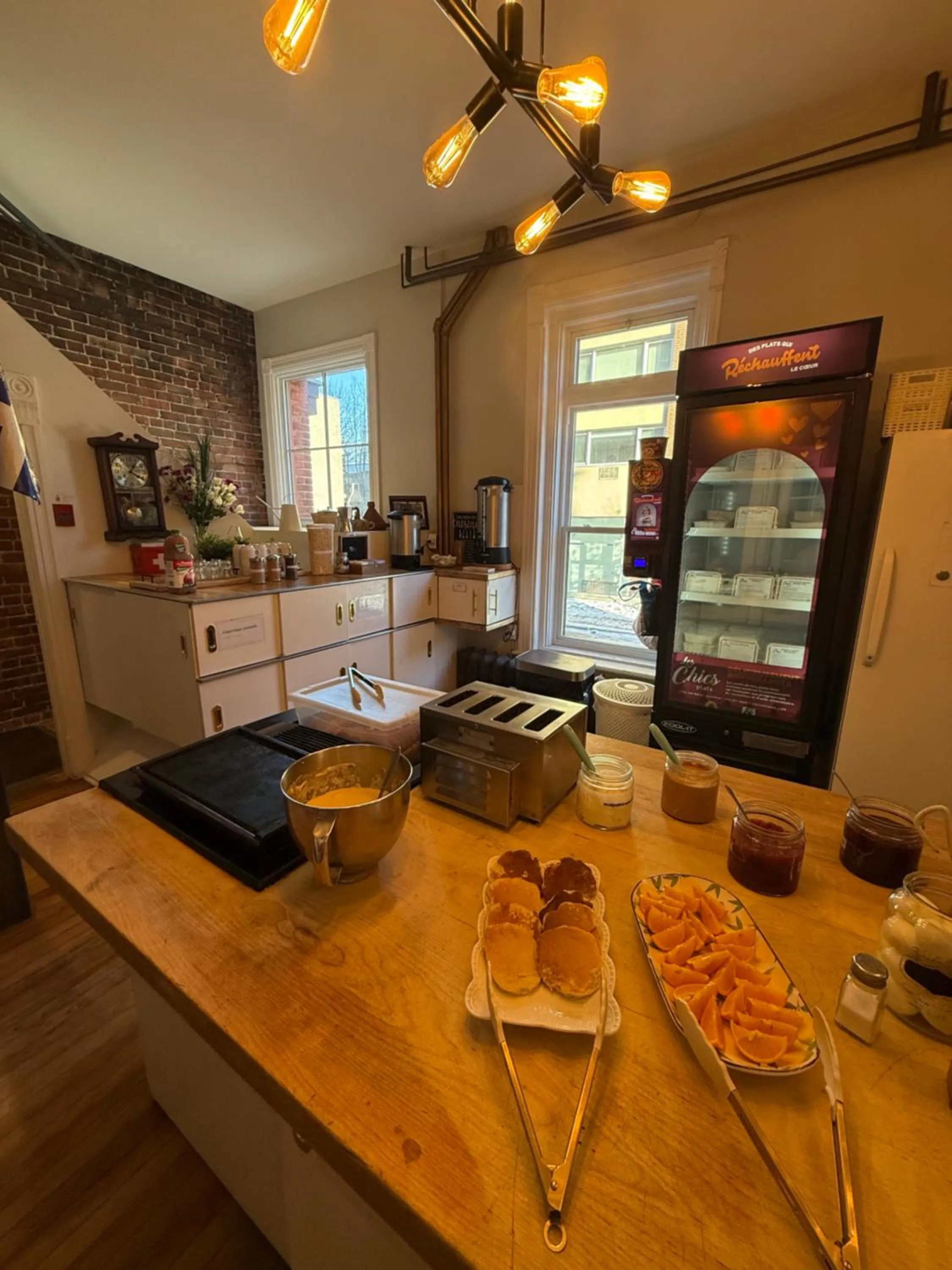 Breakfast in Auberge du Plateau