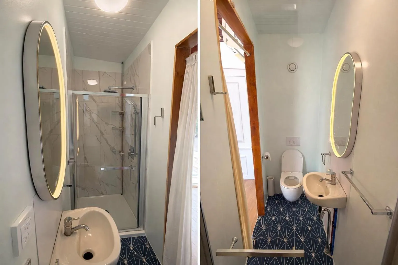 Shower in Auberge du Plateau