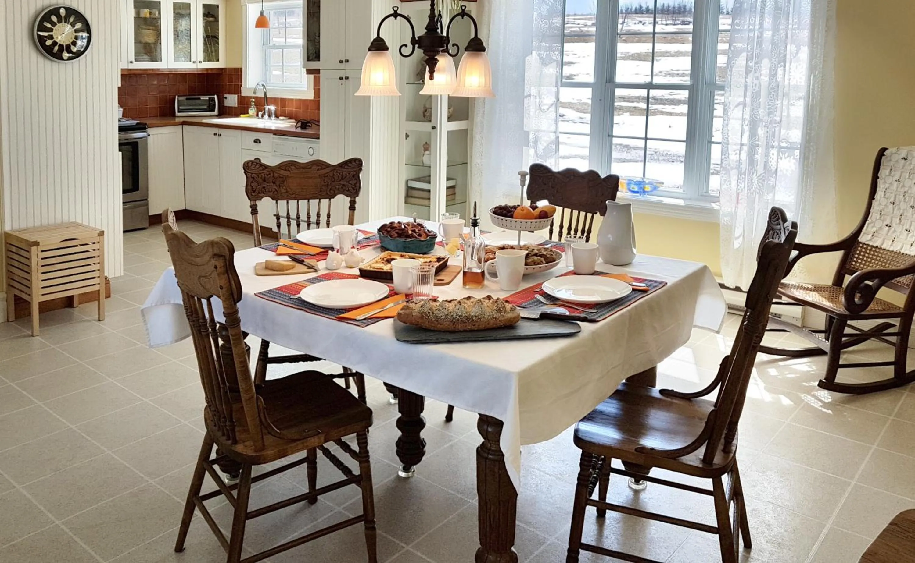 Breakfast in Gîte Au Blanc Marronnier