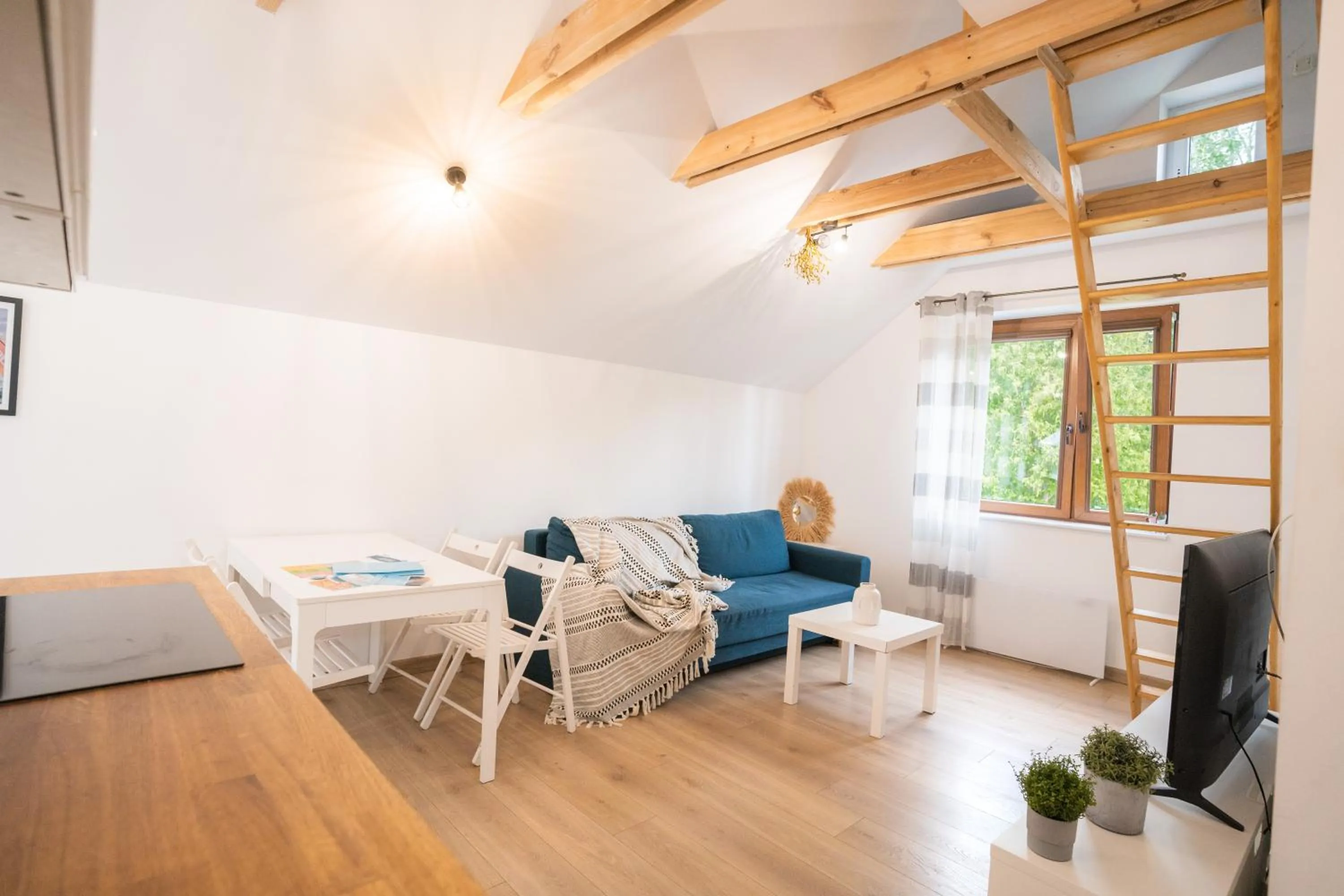 Living room in Pod Cyprysami - surf & family resort