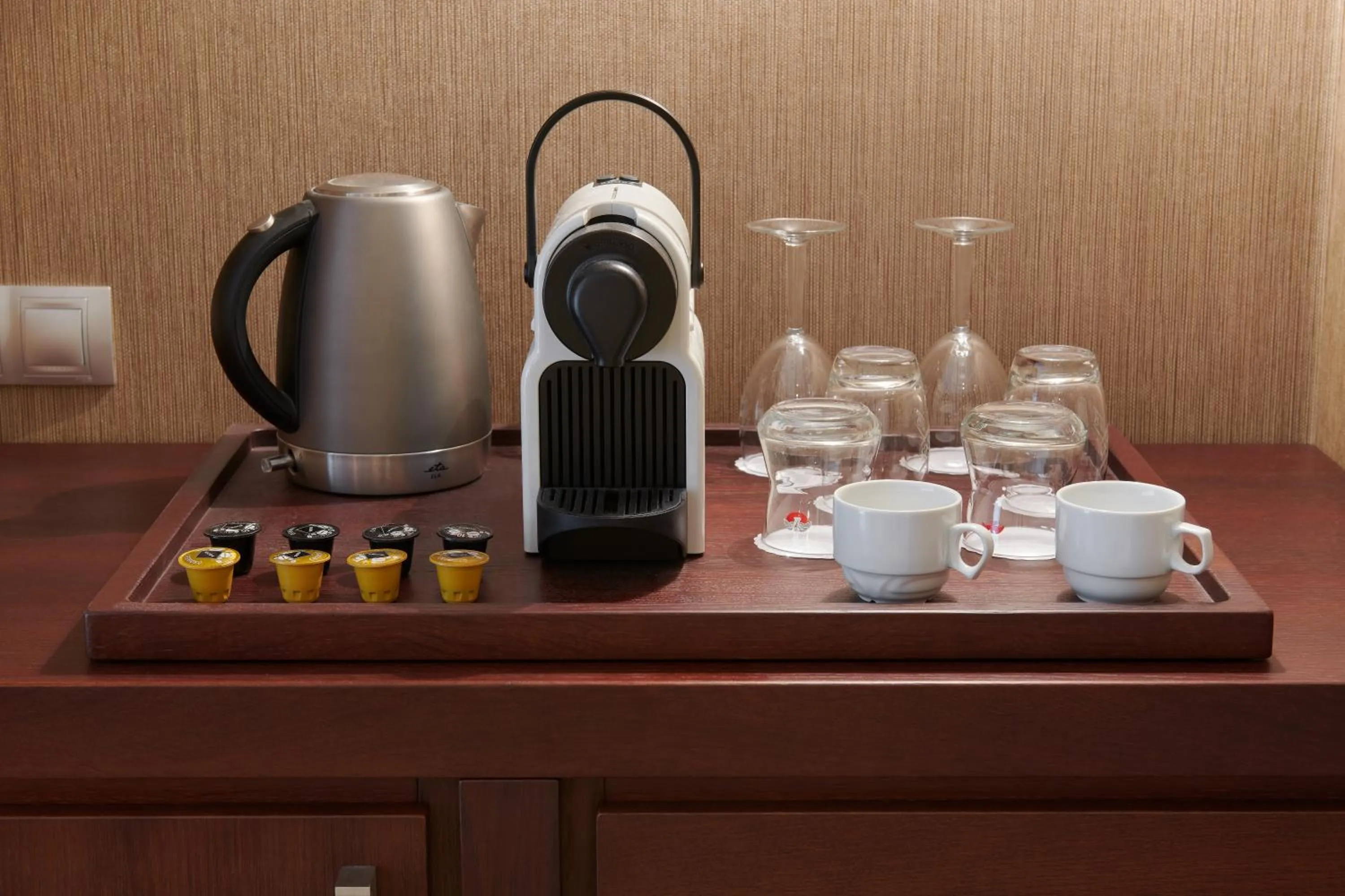 Coffee/tea facilities in Hotel Singer