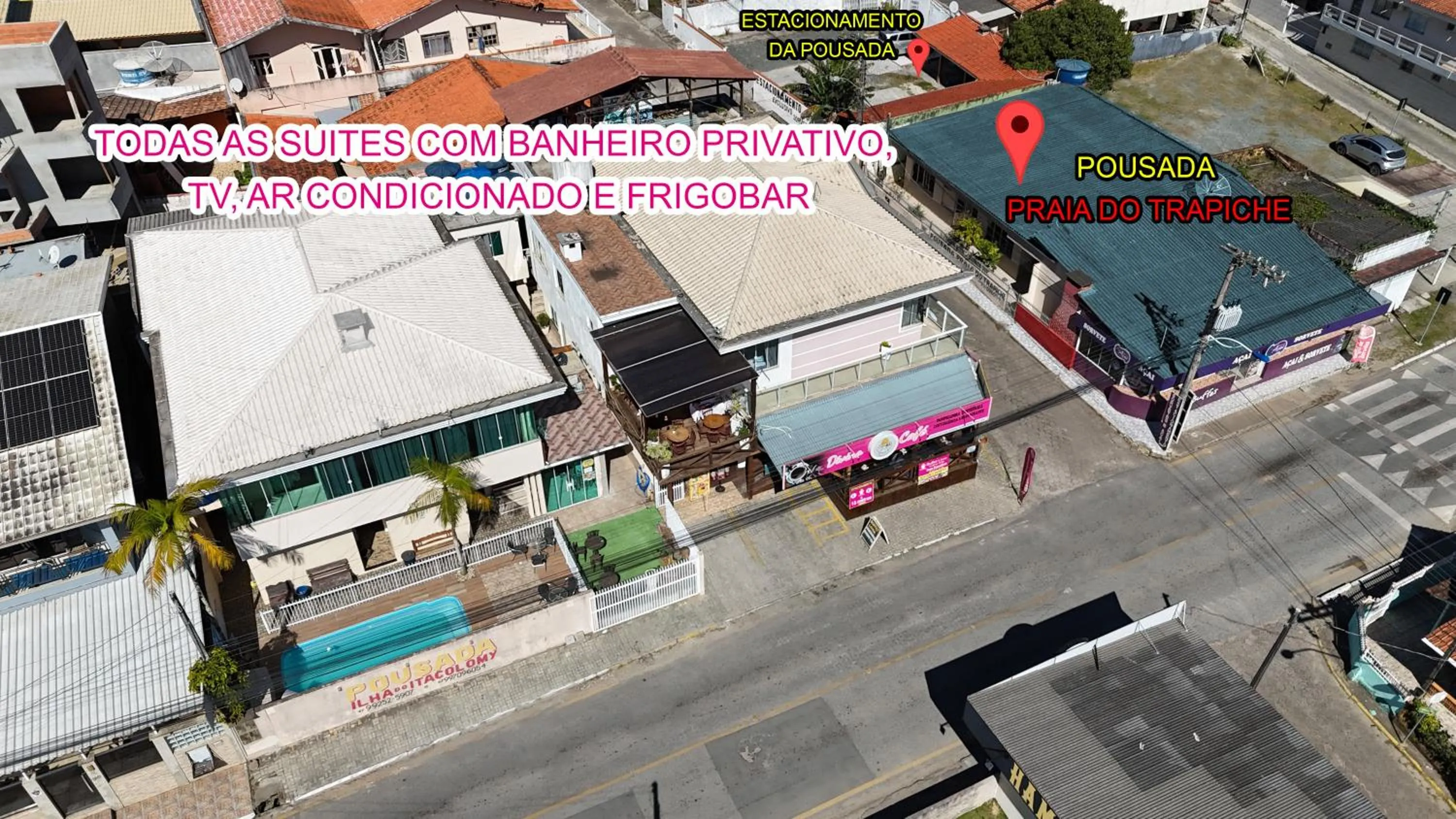 Swimming pool in Pousada Praia do Trapiche