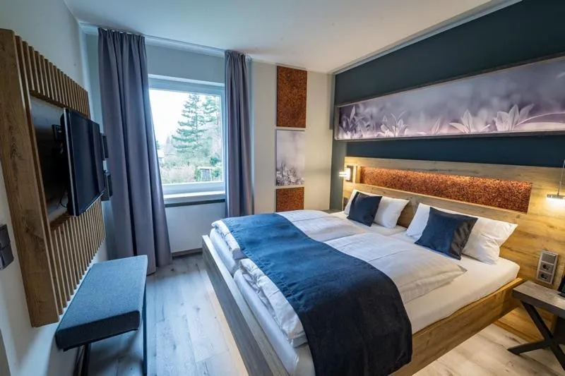 Bed in Hotel Hegenbarths