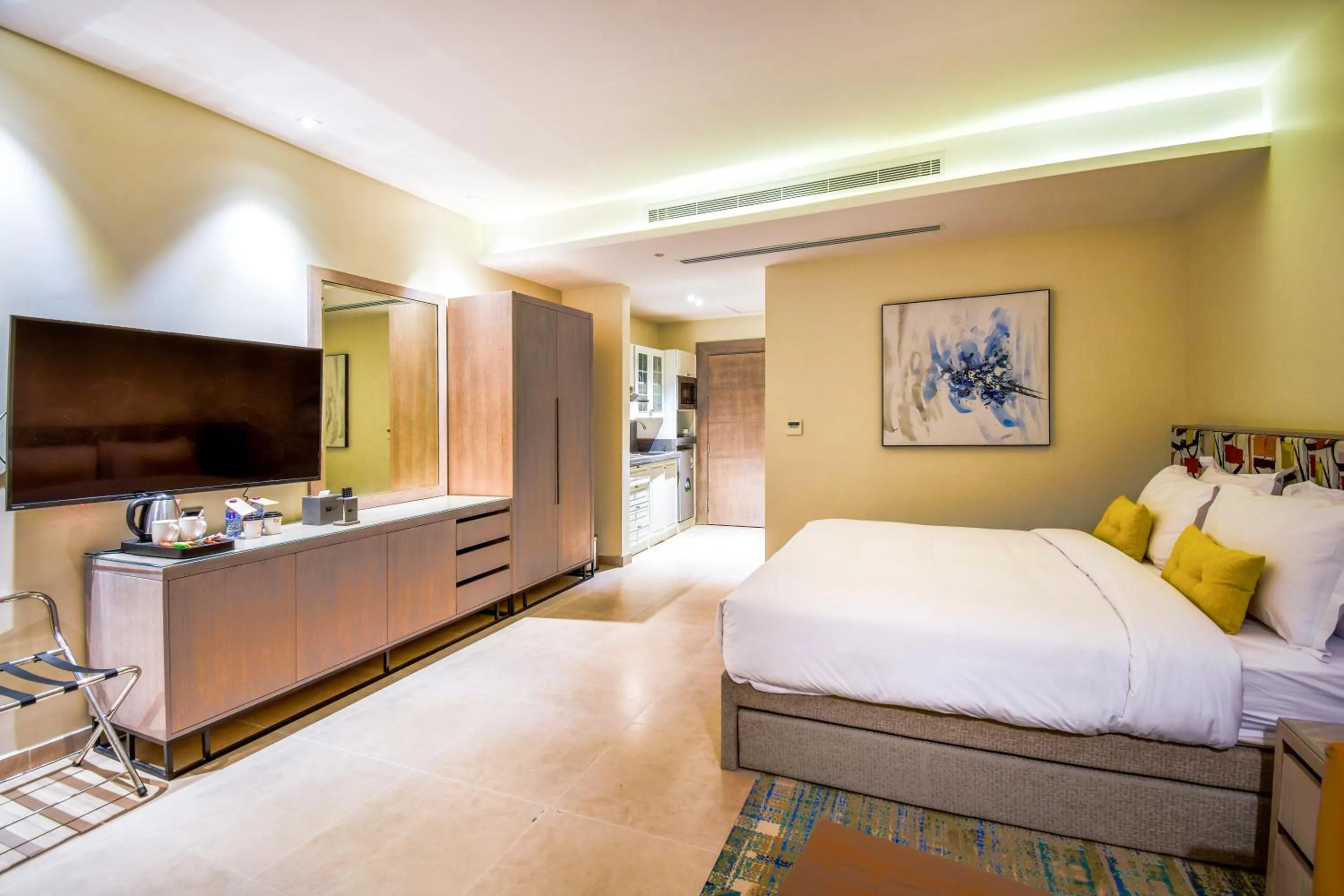 Bedroom, Bed in Ewaa Express Hotel - Khurais