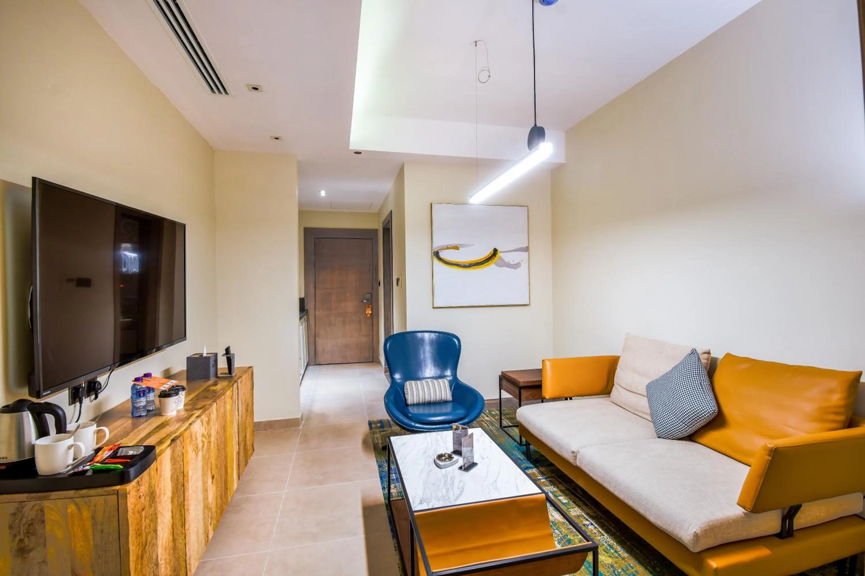 TV and multimedia, Bed in Ewaa Express Hotel - Khurais