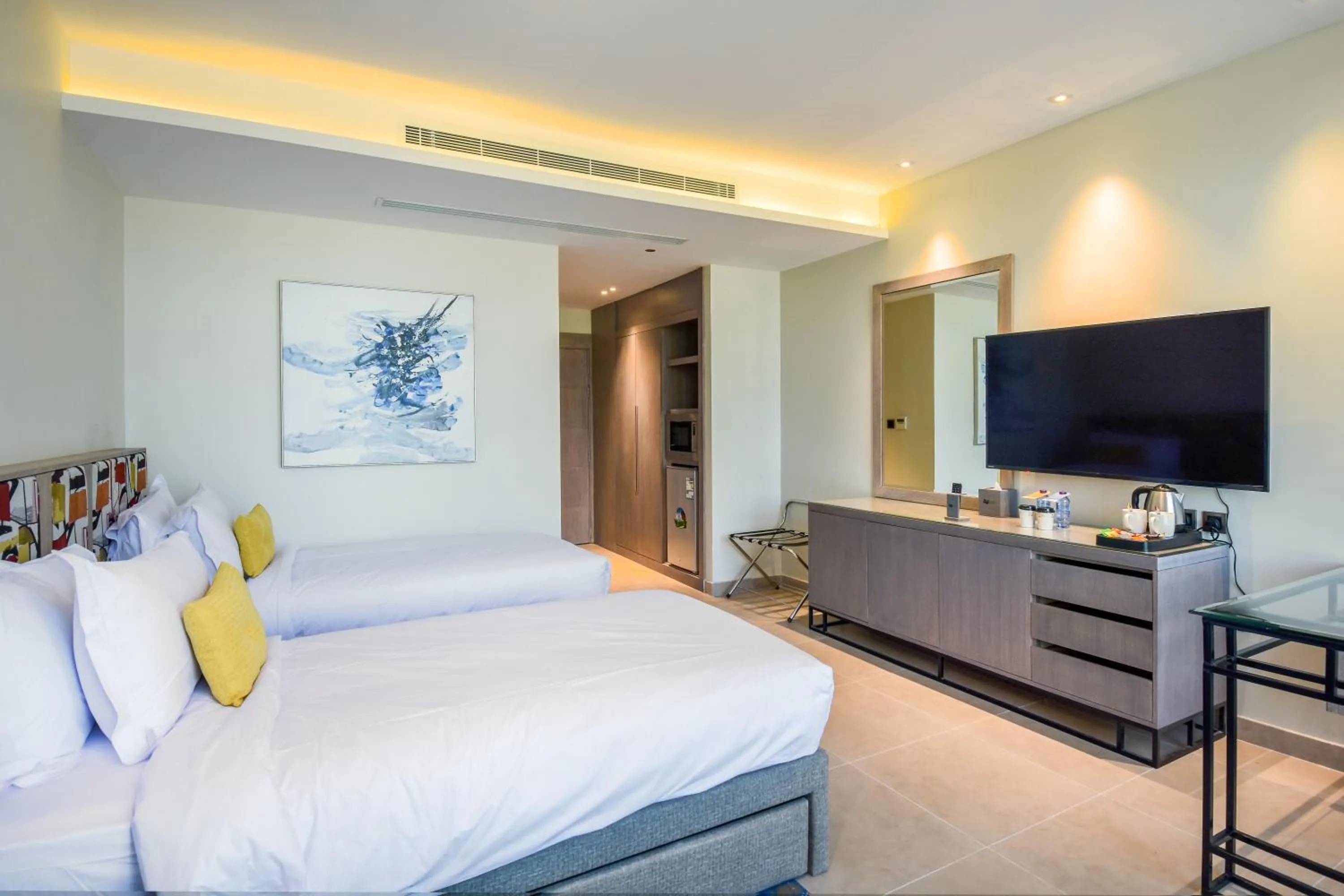 Photo of the whole room, Bed in Ewaa Express Hotel - Khurais