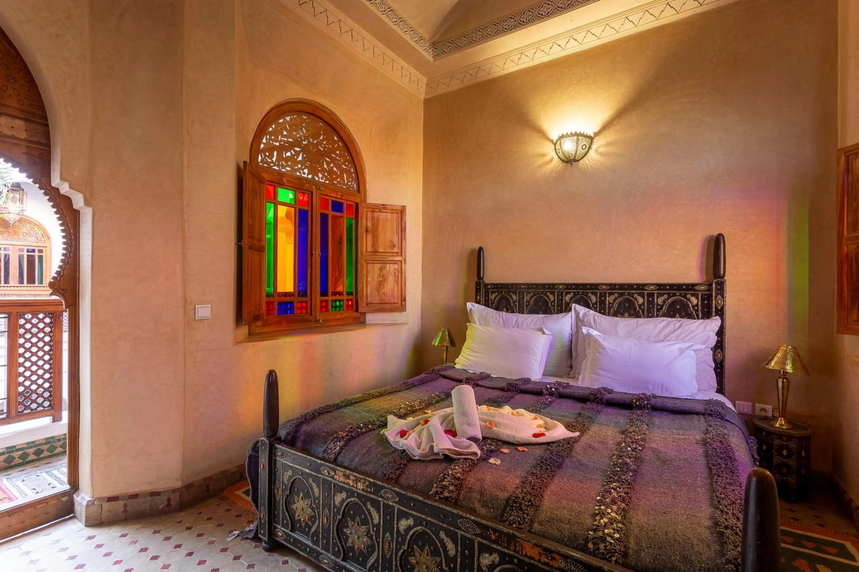 Bedroom, Bed in Riad Agdal Royal & Spa