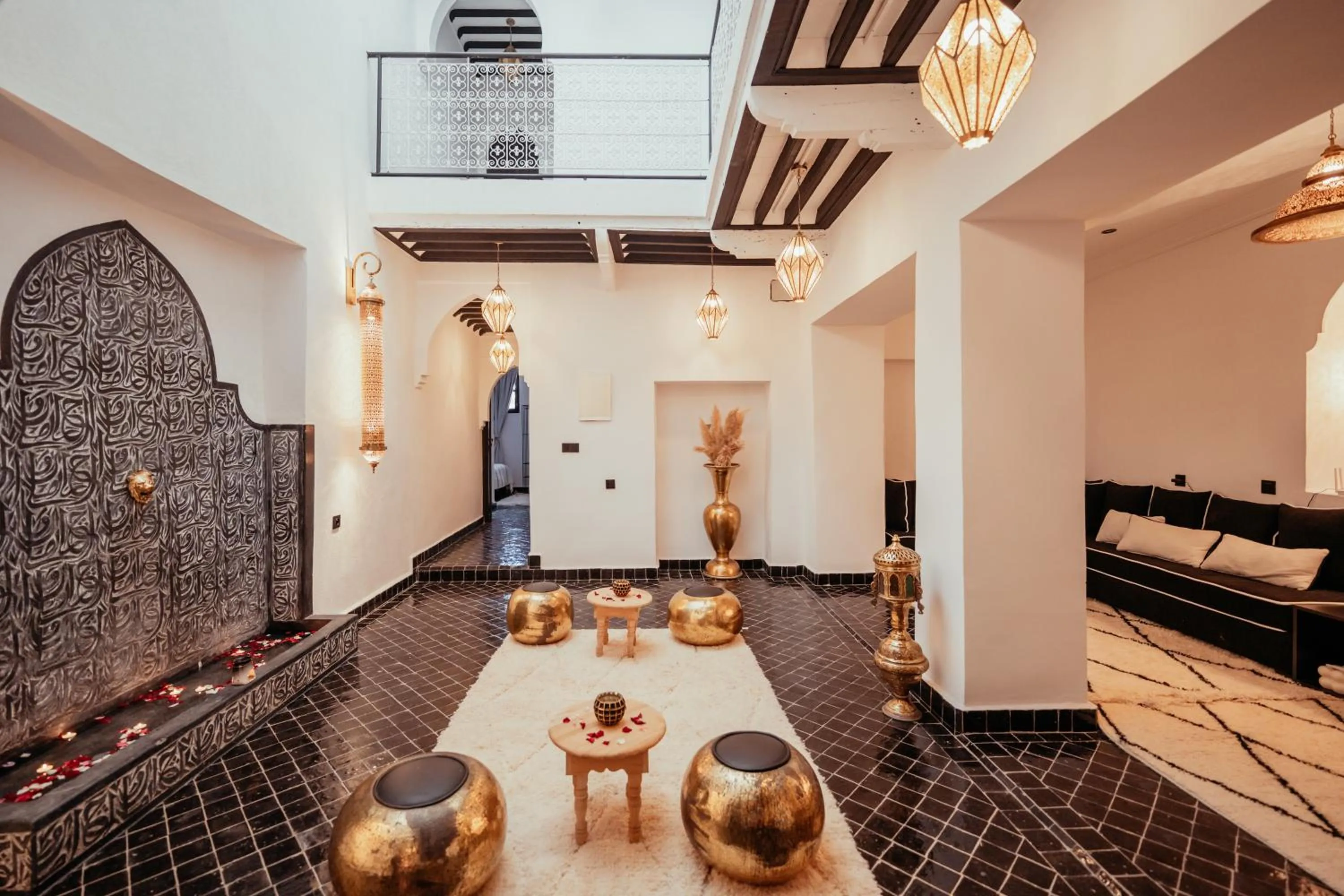 Living room in Riad Agdal Royal & Spa