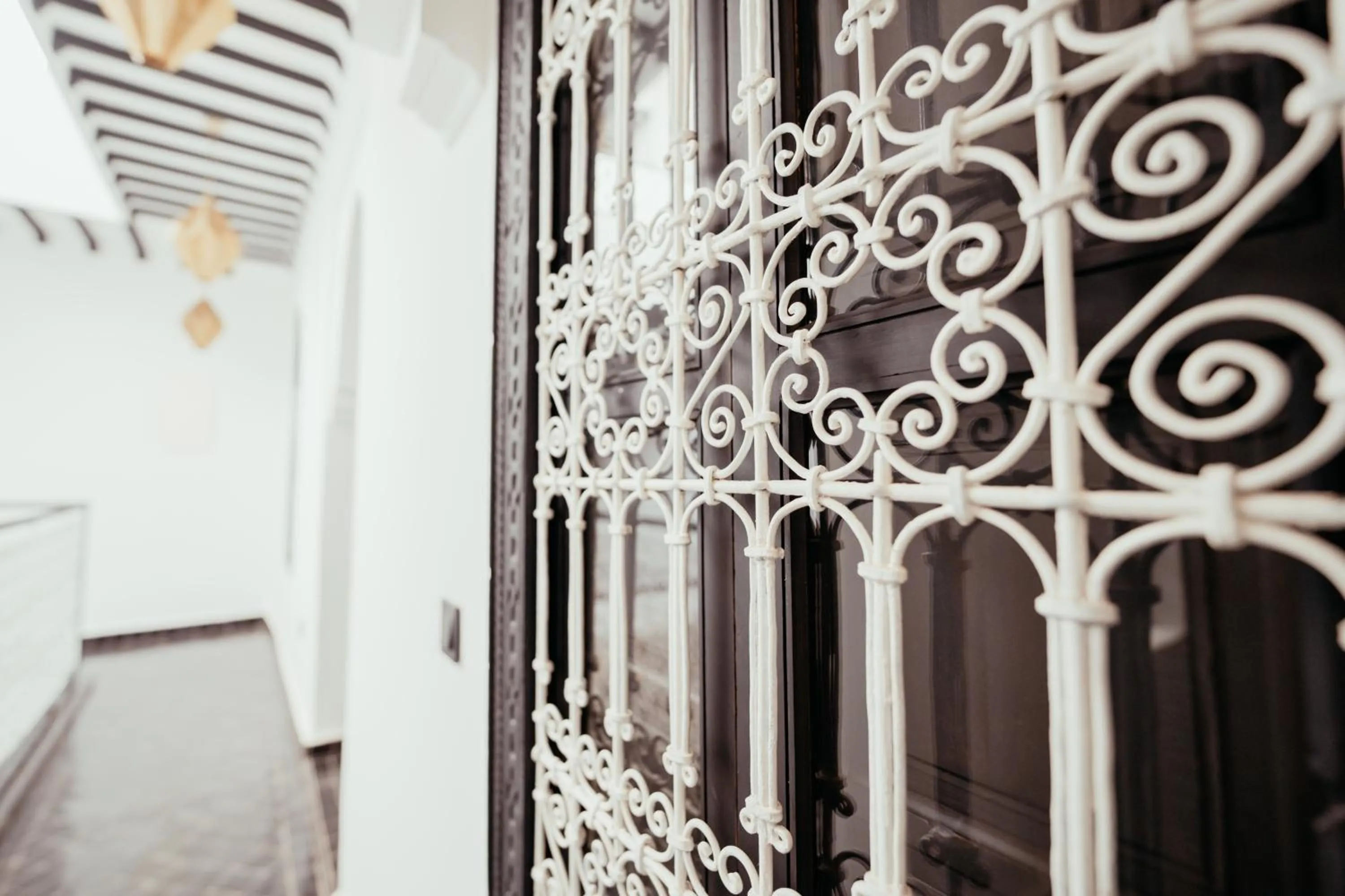 Decorative detail in Riad Agdal Royal & Spa