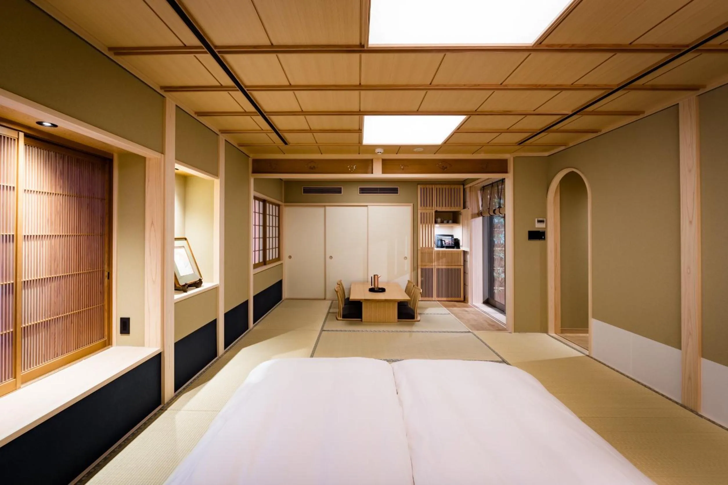 Bedroom, Bed in Ishibekoji Muan