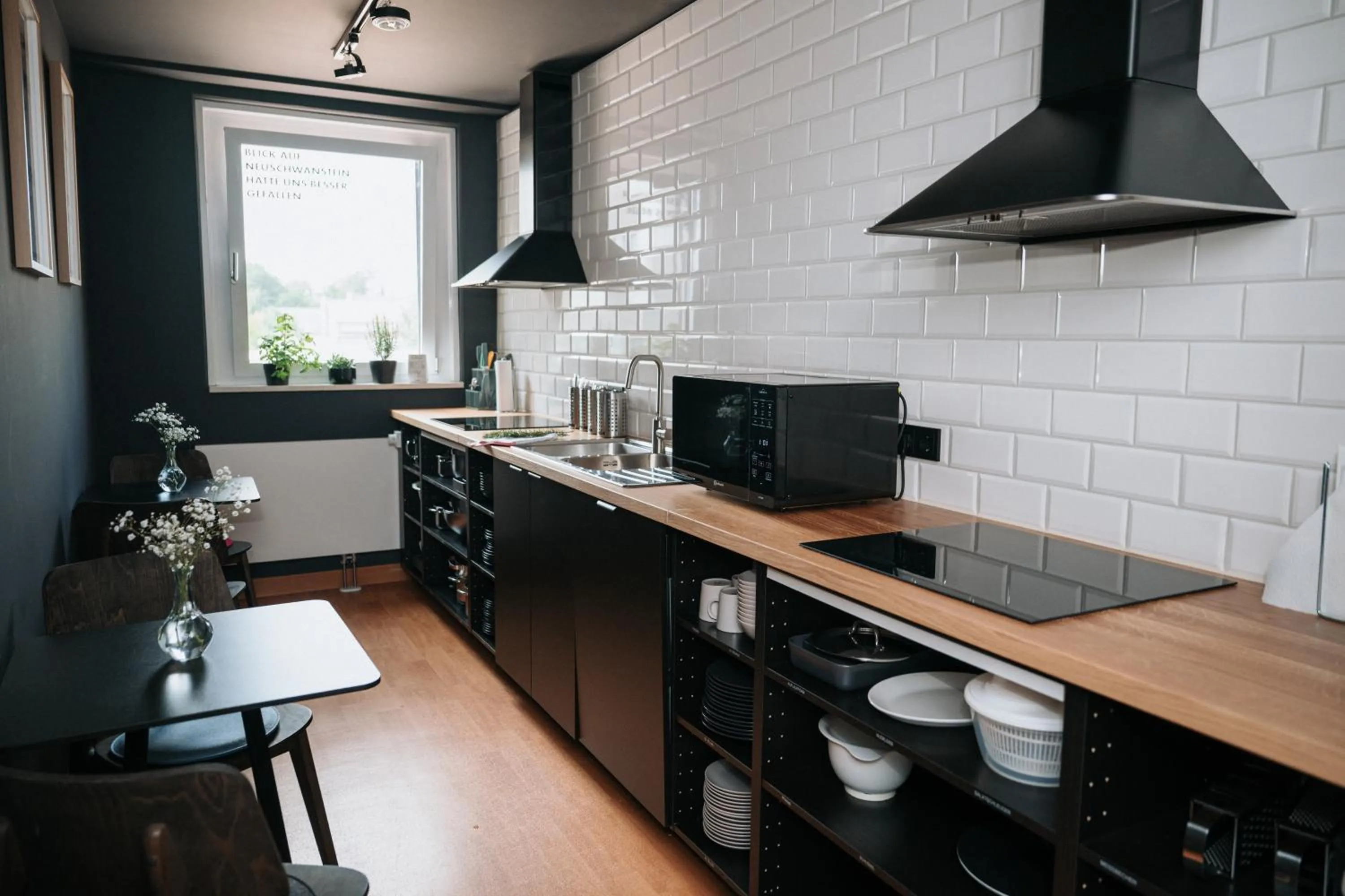 Communal kitchen in Feringapark Hotel by Coffee Fellows Hotels