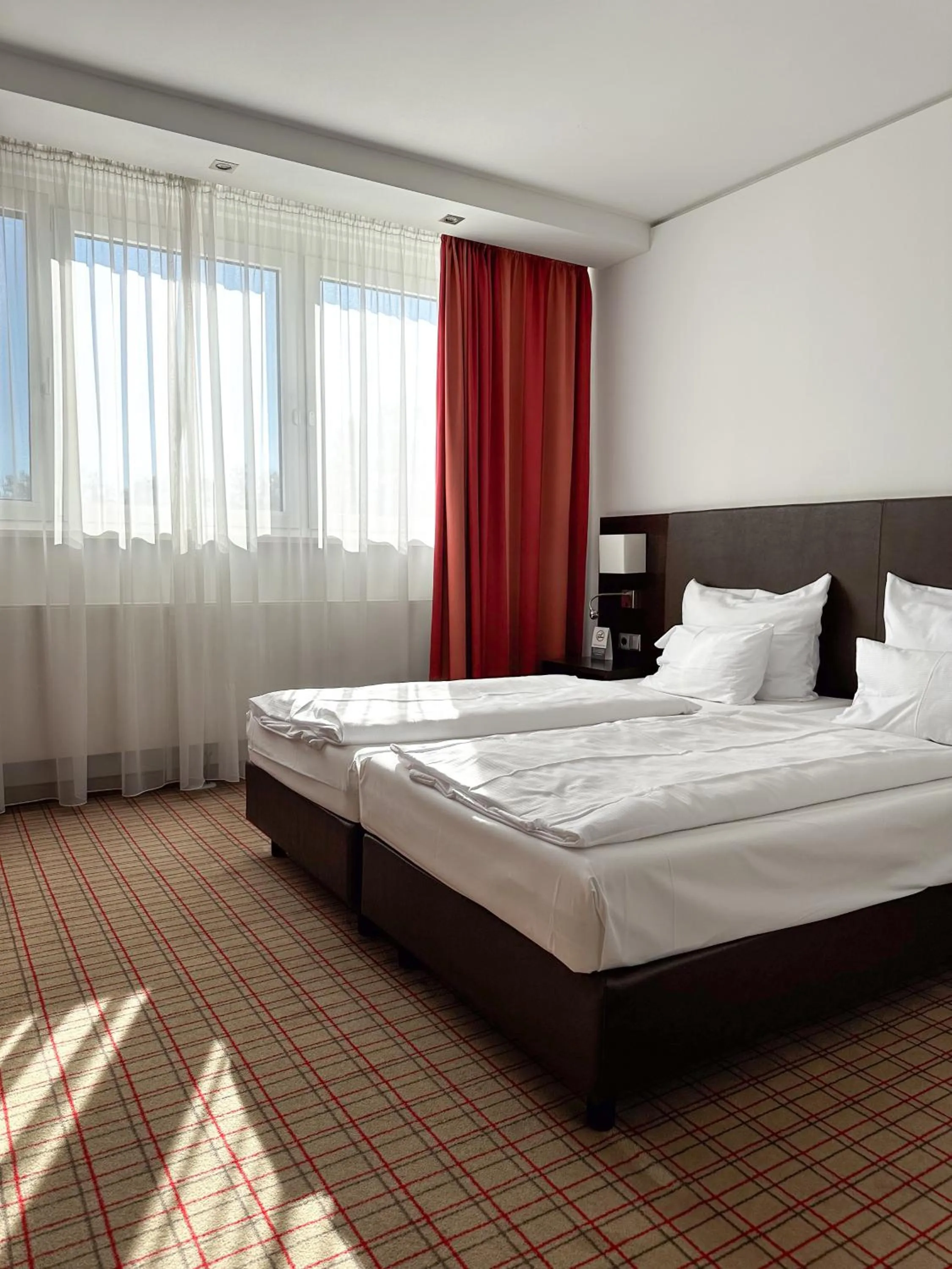 Photo of the whole room, Bed in Feringapark Hotel by Coffee Fellows Hotels