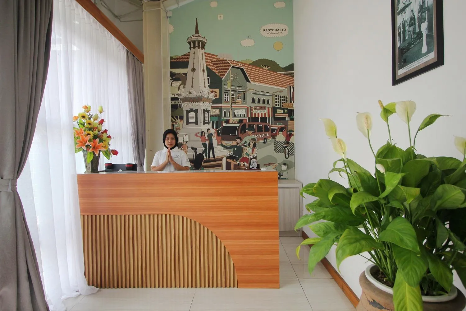 Lobby or reception in Hotel Radyoharto Mallioboro Yogyakarta