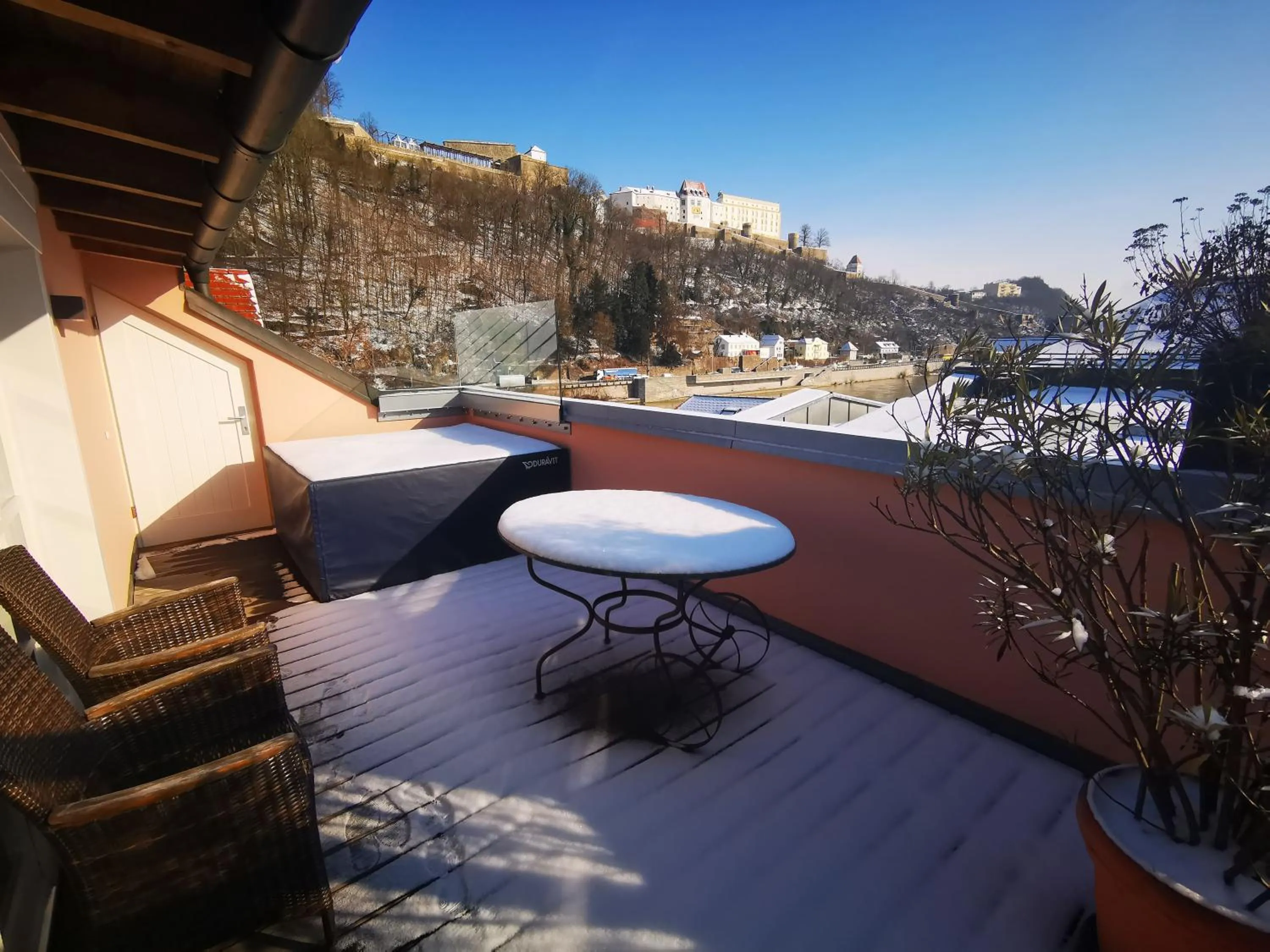 Balcony/Terrace in Hotel Residenz Passau