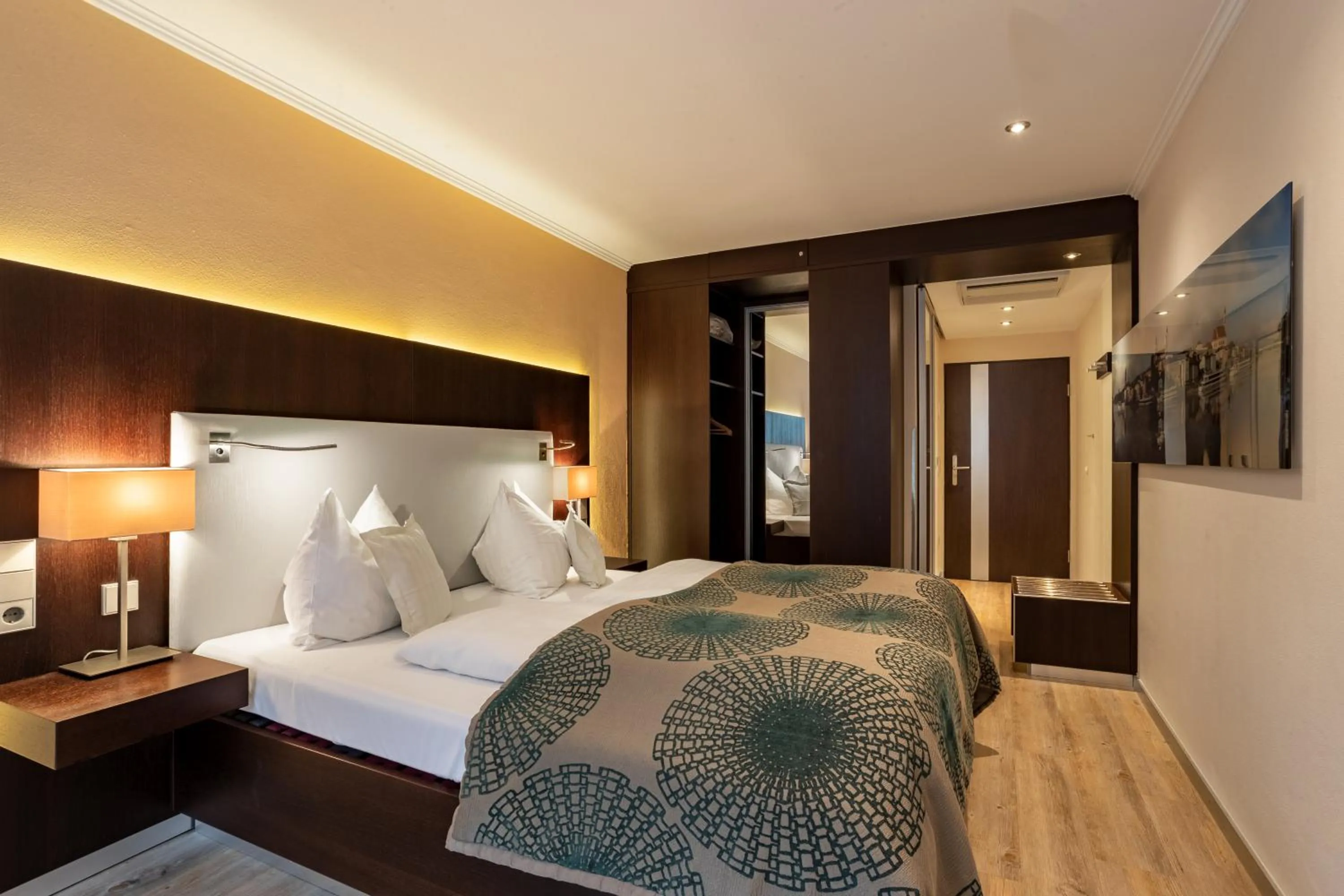 Bed in Hotel Residenz Passau