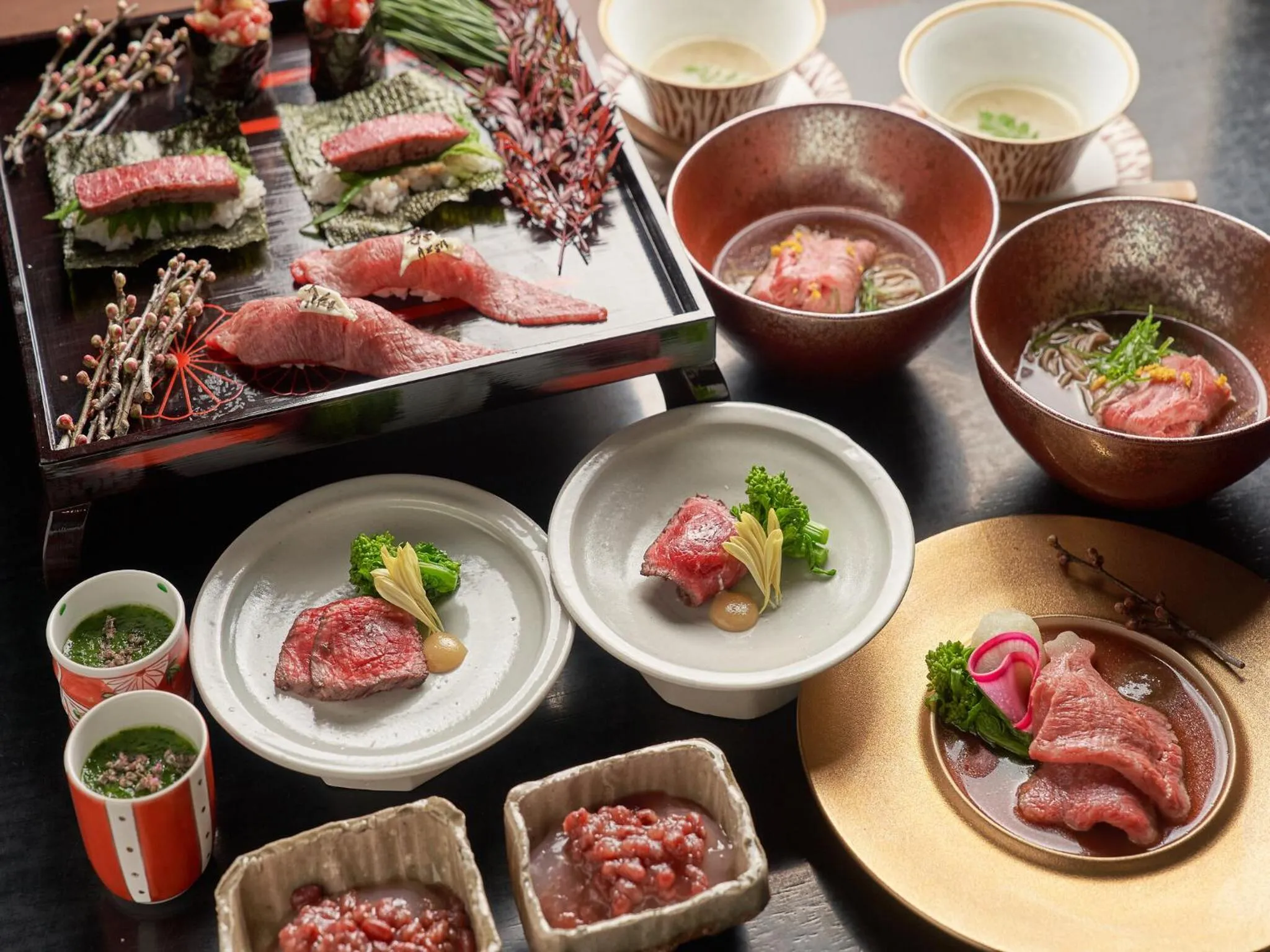 Dinner in Nazuna Kyoto Tsubaki St.