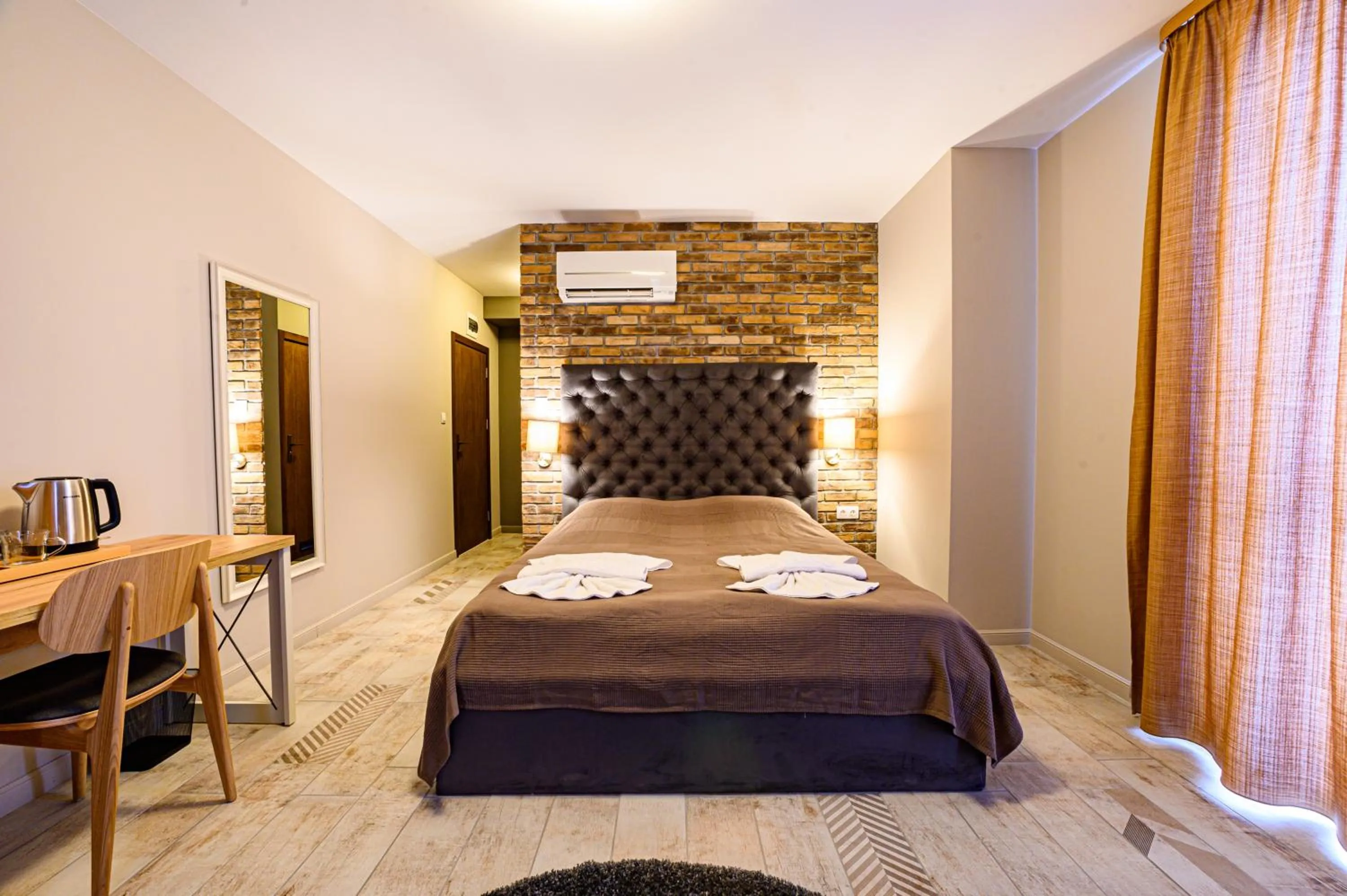 Bed in Antique Boutique Hotel