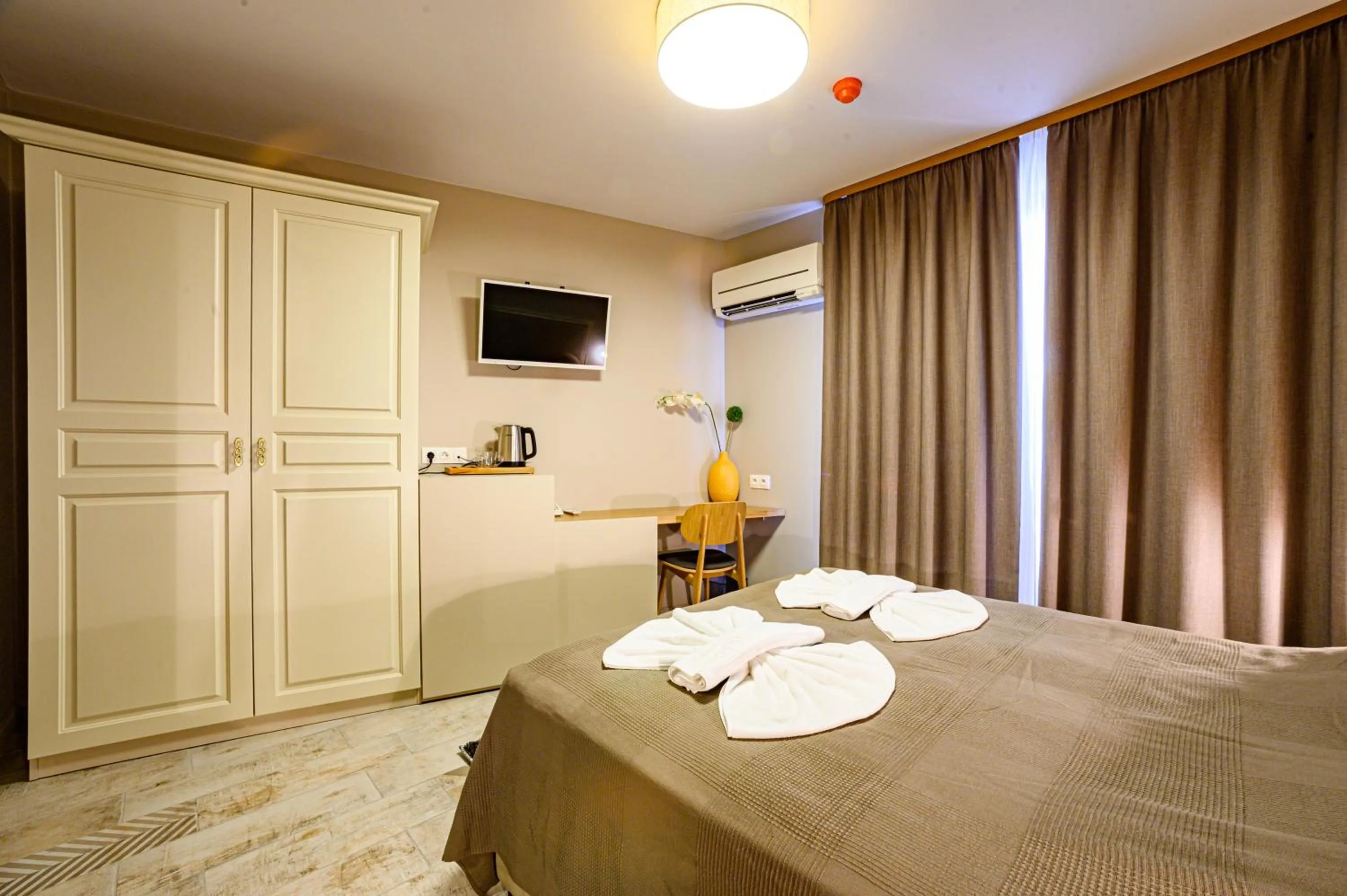 Bed in Antique Boutique Hotel